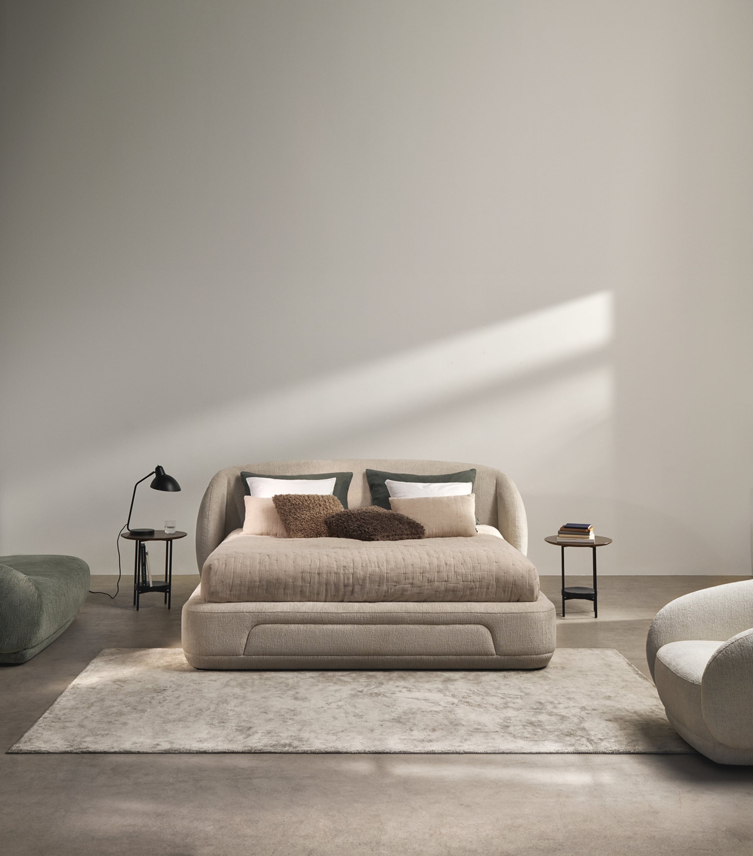 BoConcept Super King Bolzano Bed Beige Image 2