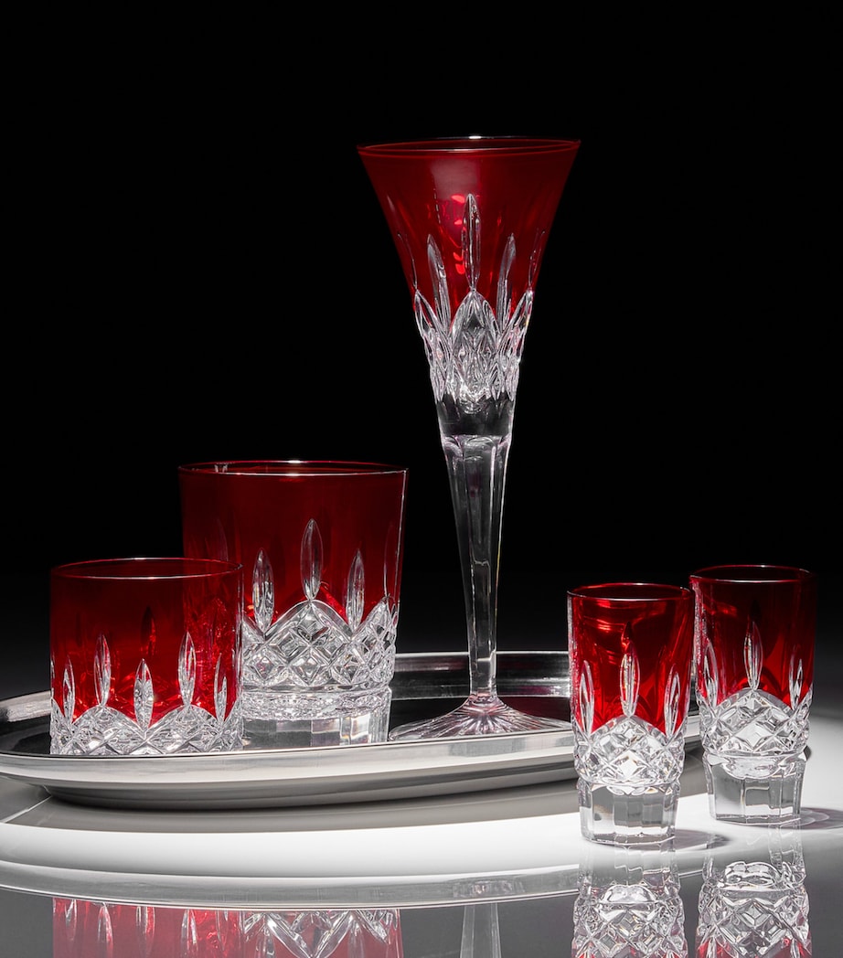 Set of 2 Crystal Lismore Straight Tumblers (180ml) RED Image 6