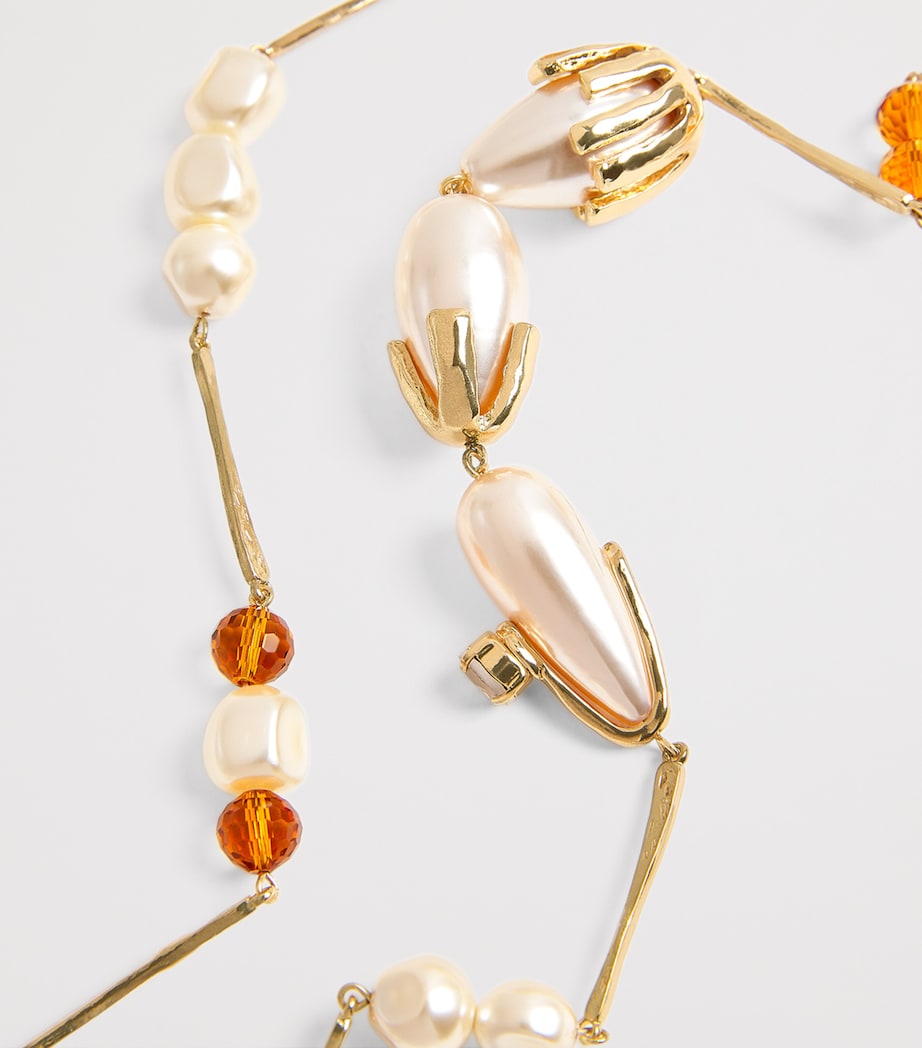 Lariat Chain Necklace GOLD Image 4