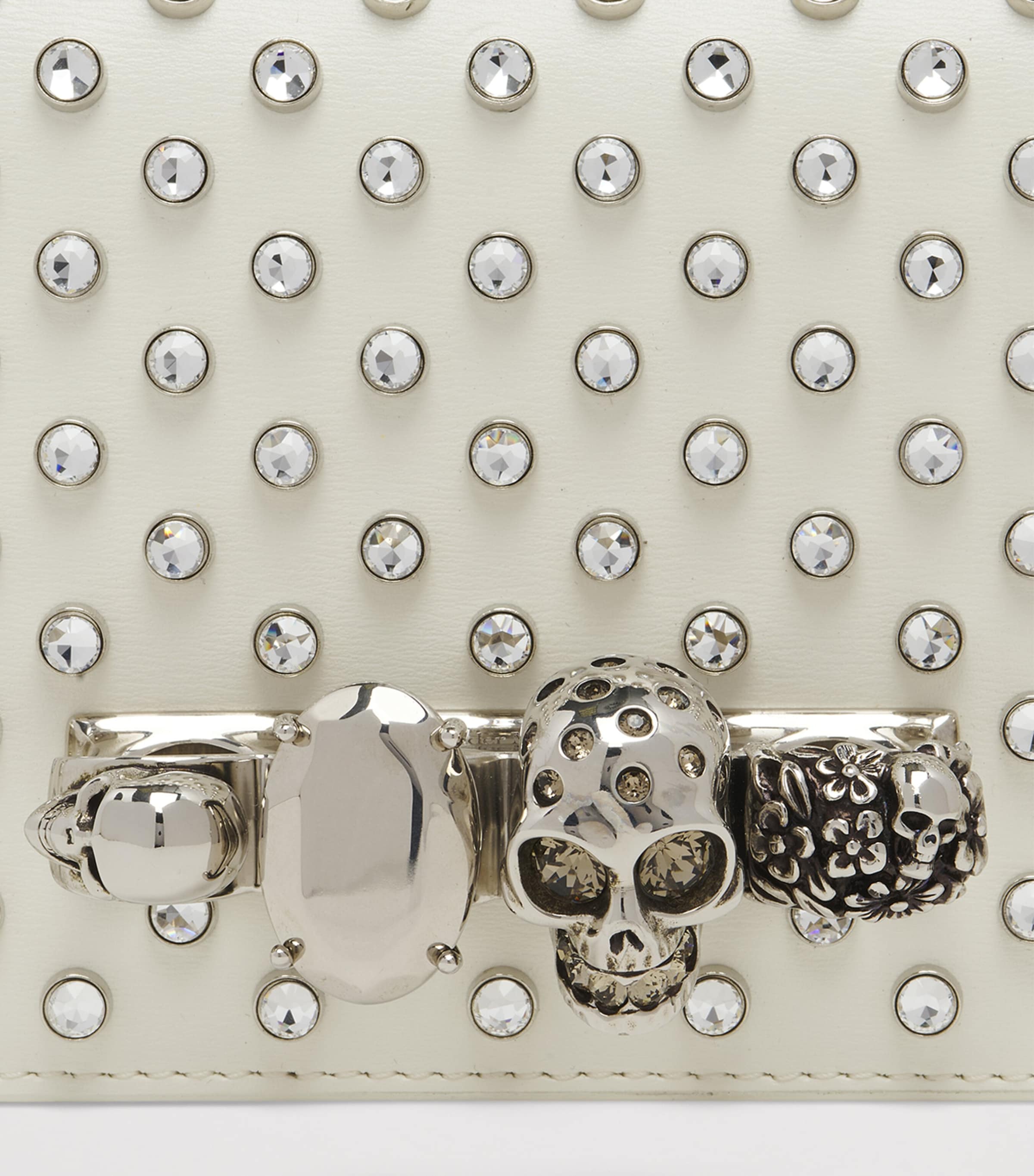 Mini Leather Jewelled Satchel 8500 Image 6