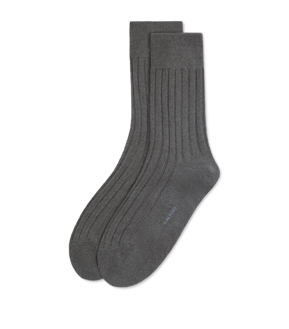 Cashmere-Blend Socks IG680 Image 1
