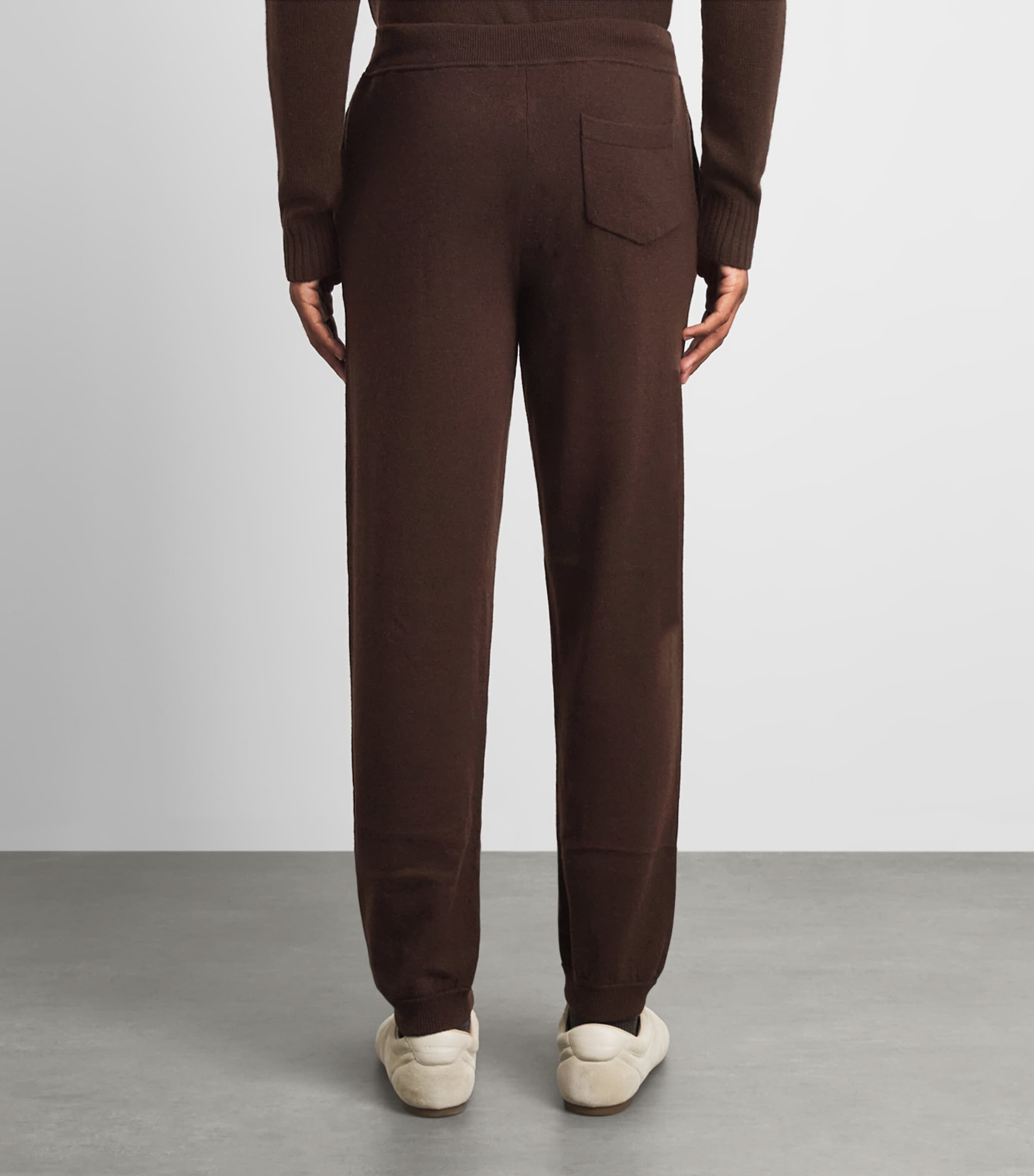 Allude Mens Virgin Wool-Cashmere Sweatpants Image 5