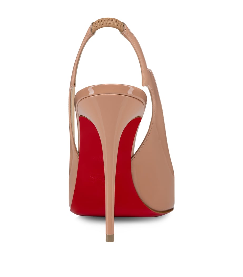 Christian Louboutin Hot Chick Sling Patent Slingback Pumps 100 Image 3