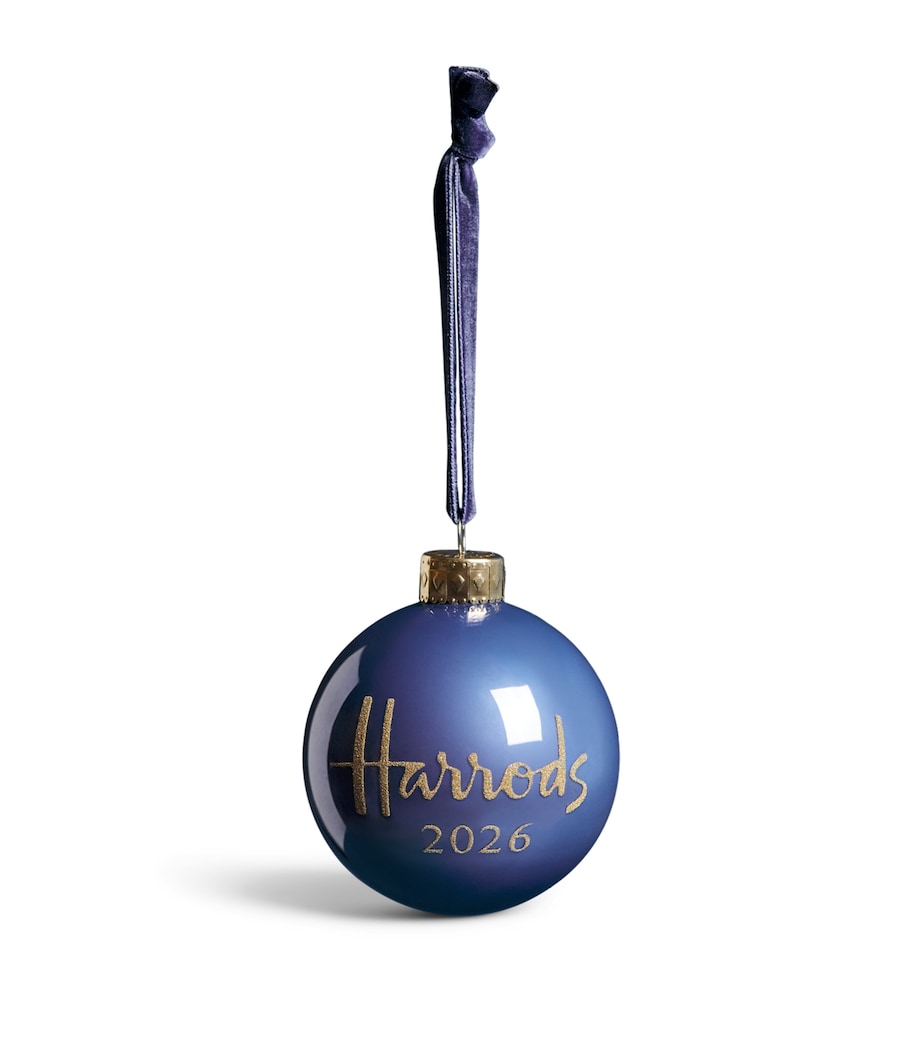 Harrods 2026 Year Bauble Navy Image 1