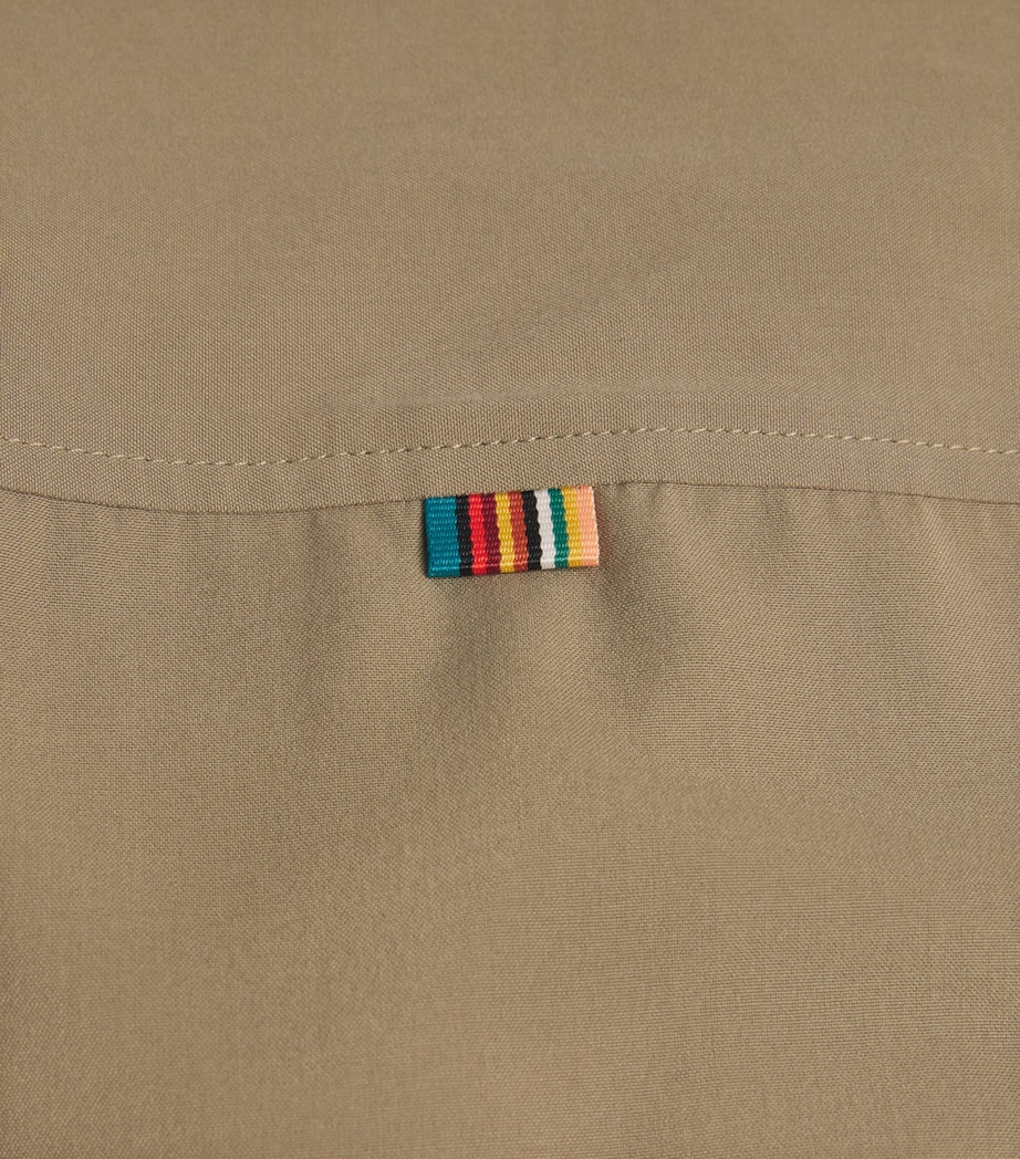 Paul Smith Mens Cotton-Blend Twin-Pocket Overshirt Image 6