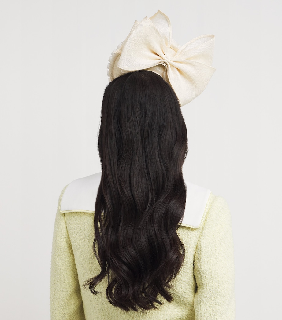 Disc Ribbon Fascinator IVORY Image 3