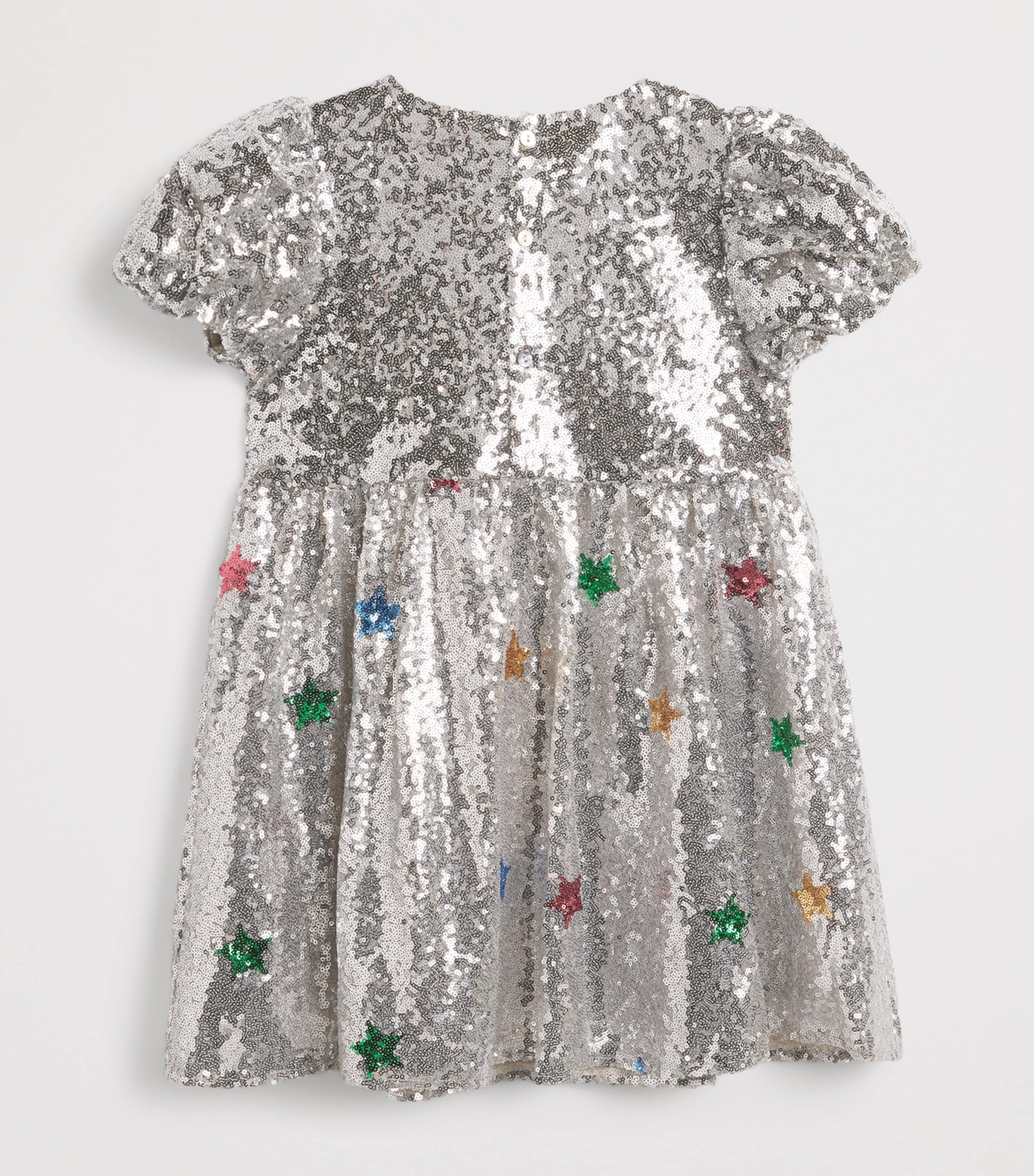 Sequin Starla Dress (5-10 Years) P20031 STAR SEQUIN Image 2