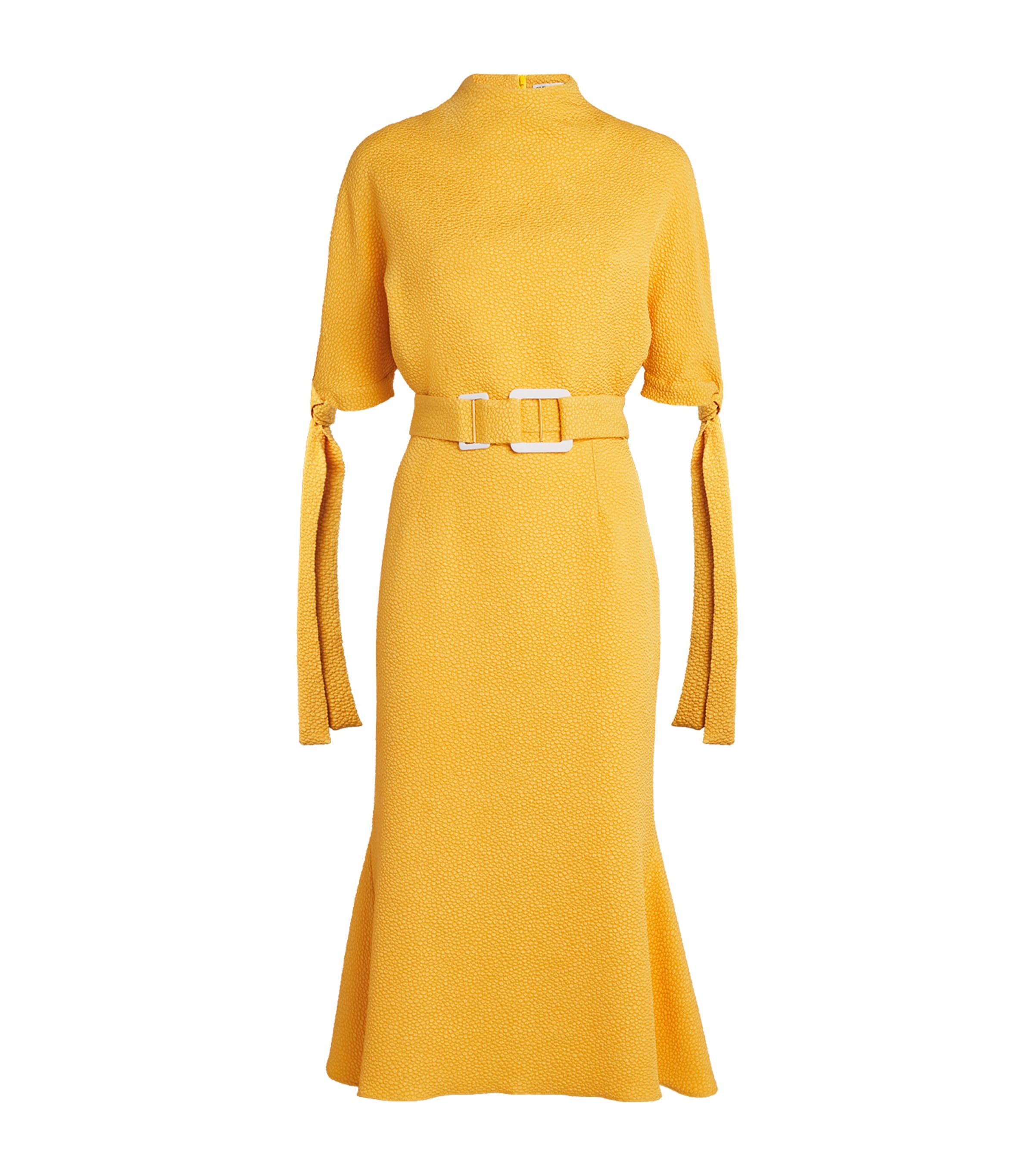 Edeline Lee Pedernal Midi Dress In Yellow