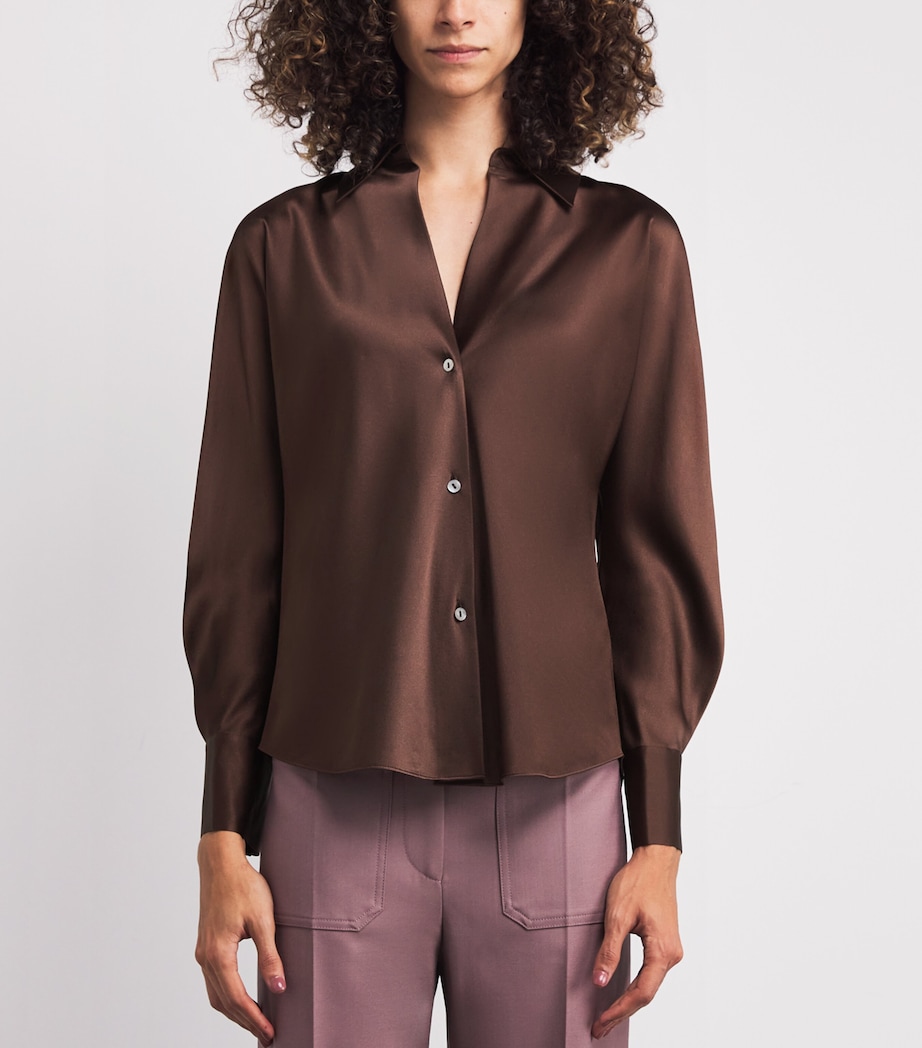 Silk Shirt ESPRESSO-222ESP Image 3