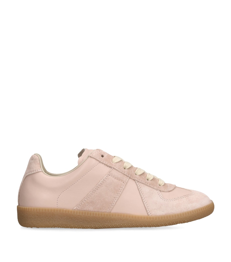 Leather-Suede Replica Sneakers PINK Image 1