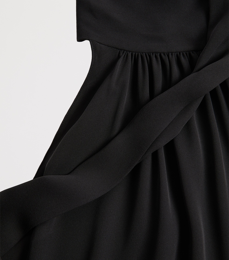 Valentino Womens Silk Tie-Neck Top Image 8