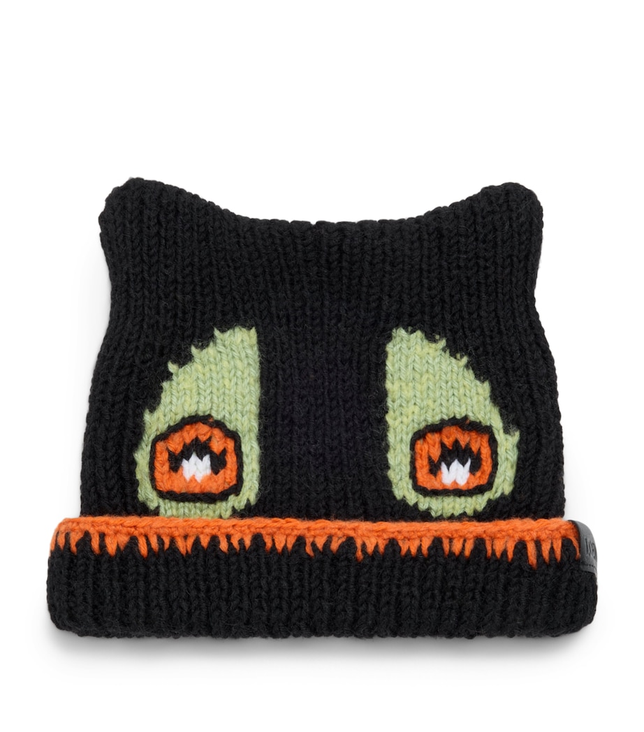 LOEWE x Louis Wain Wool-Blend Cats Beanie Black Image 1