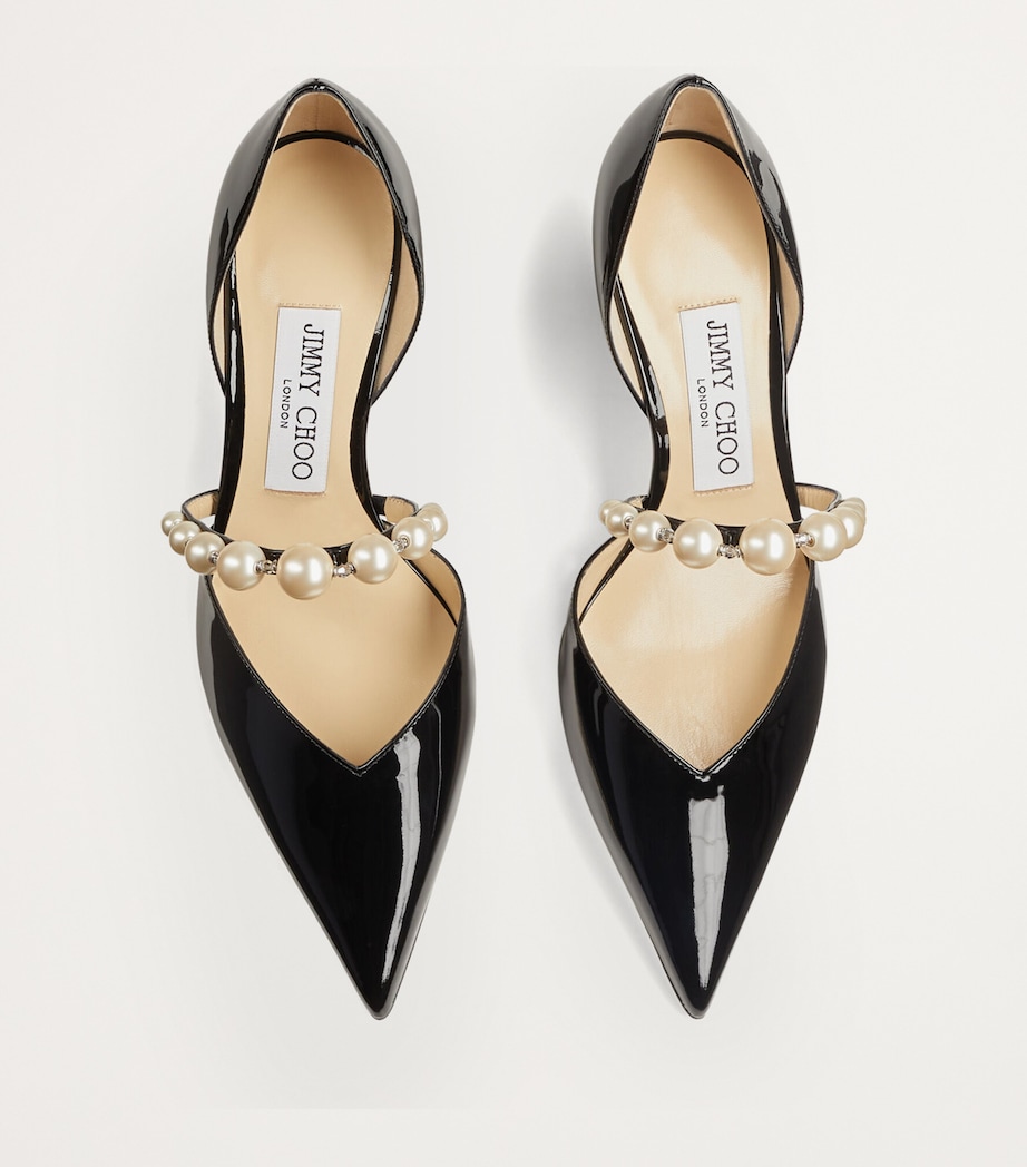 Aurelie 65 Patent Leather Pumps BLACK/WHITE Image 3