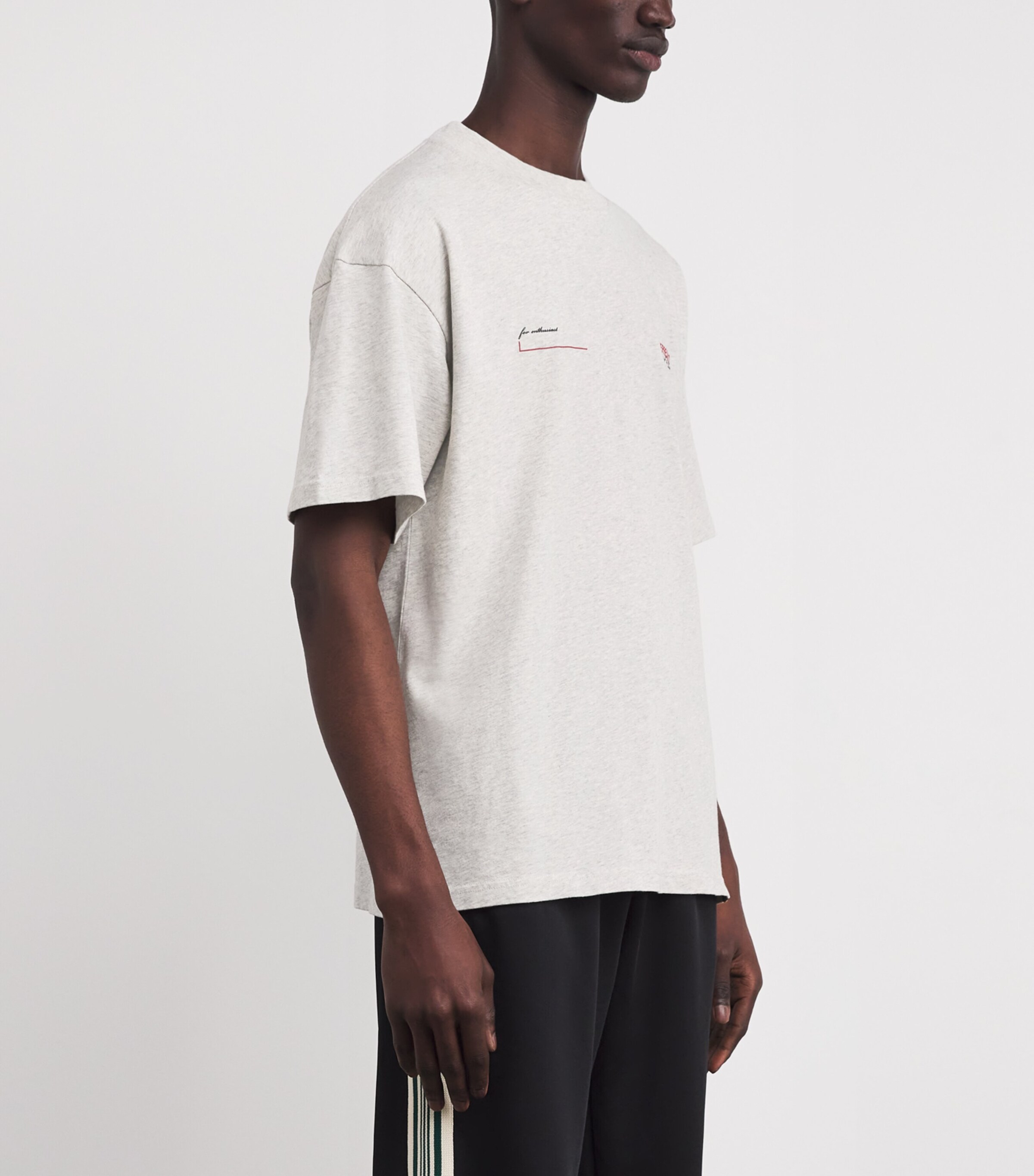 Cotton Patron Of The Club T-Shirt CREAM MARL Image 3