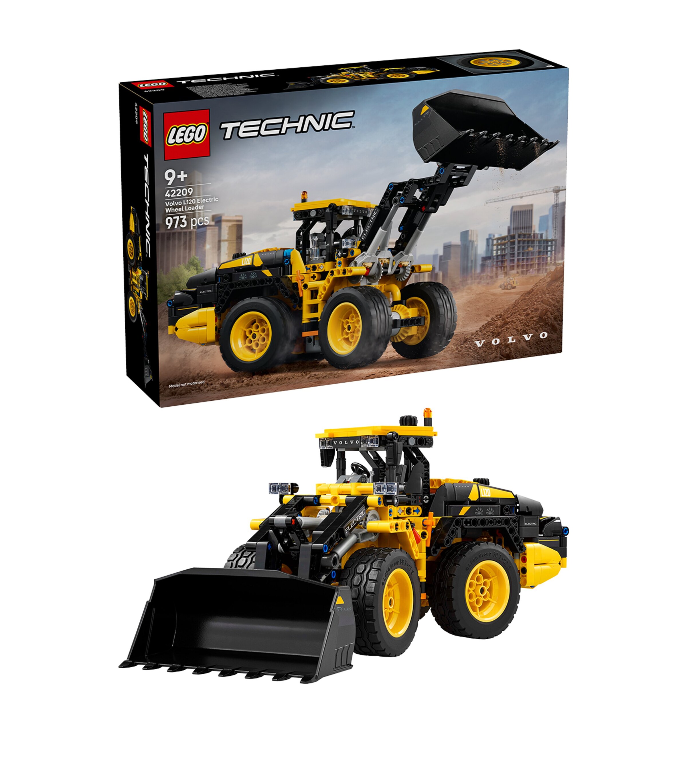 Lego Volvo L120 Electric Wheel Loader Set 42209 Image 2