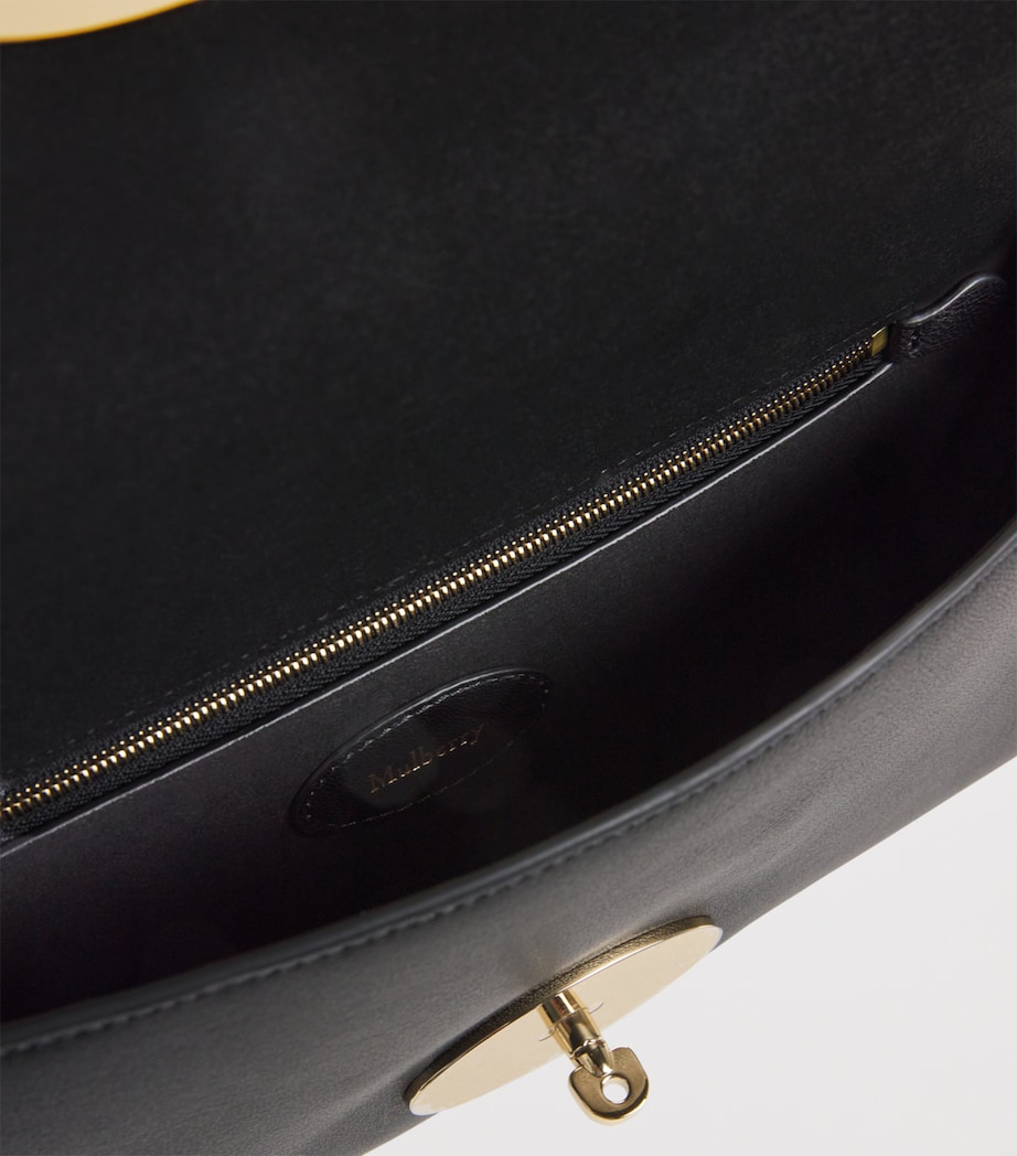 Mulberry Leather Lily Clutch Bag Black Image 5