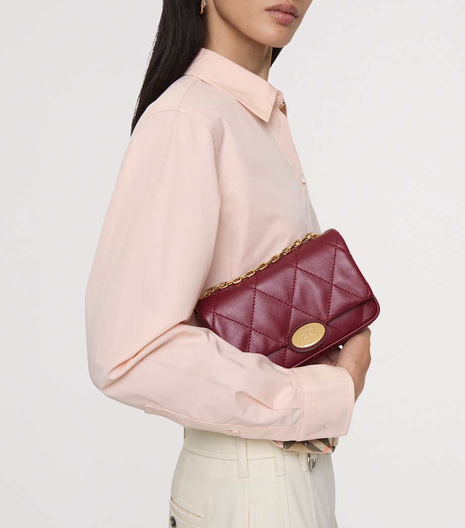 Leather Quilted Clutch Bag PUNNET Image 2