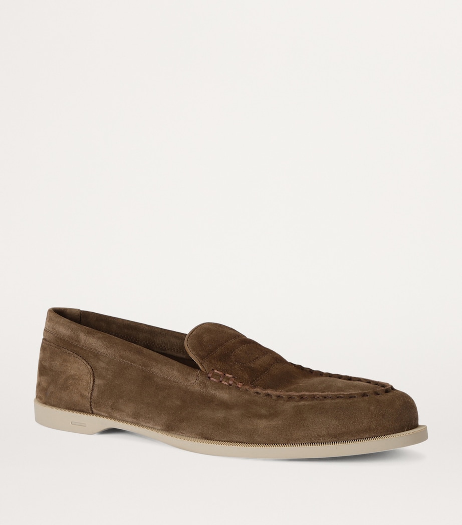 Suede Pace Loafers KHAKI Image 3