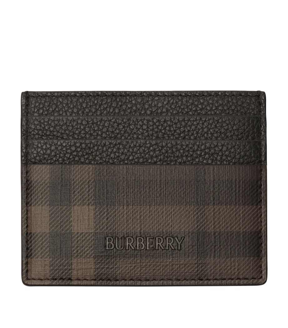 Burberry City Check Card Holder Dark Brown Image 1