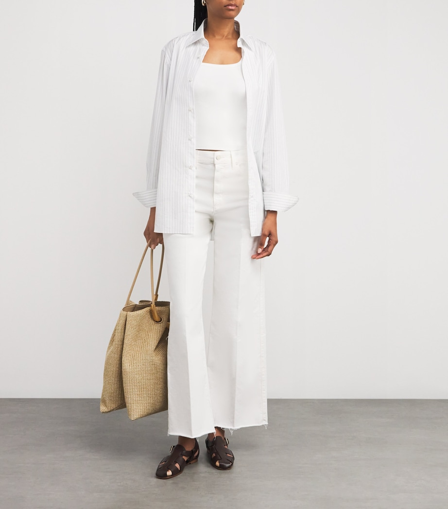 Anessa High-Rise Wide-Leg Jeans TONAL ECRU Image 2