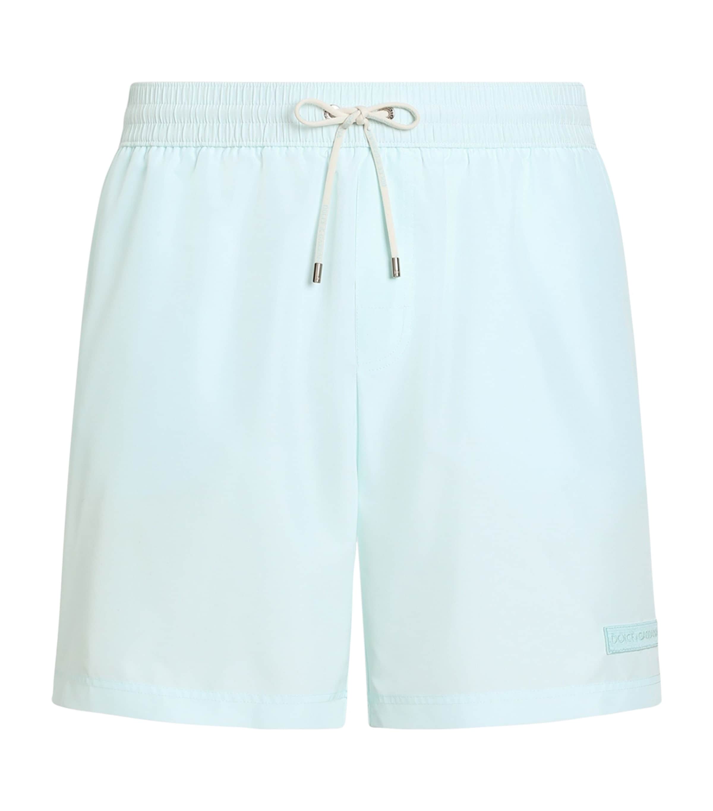 Dolce&Gabbana Mens Mid-Length Swim Shorts Very Light Pea Image 1