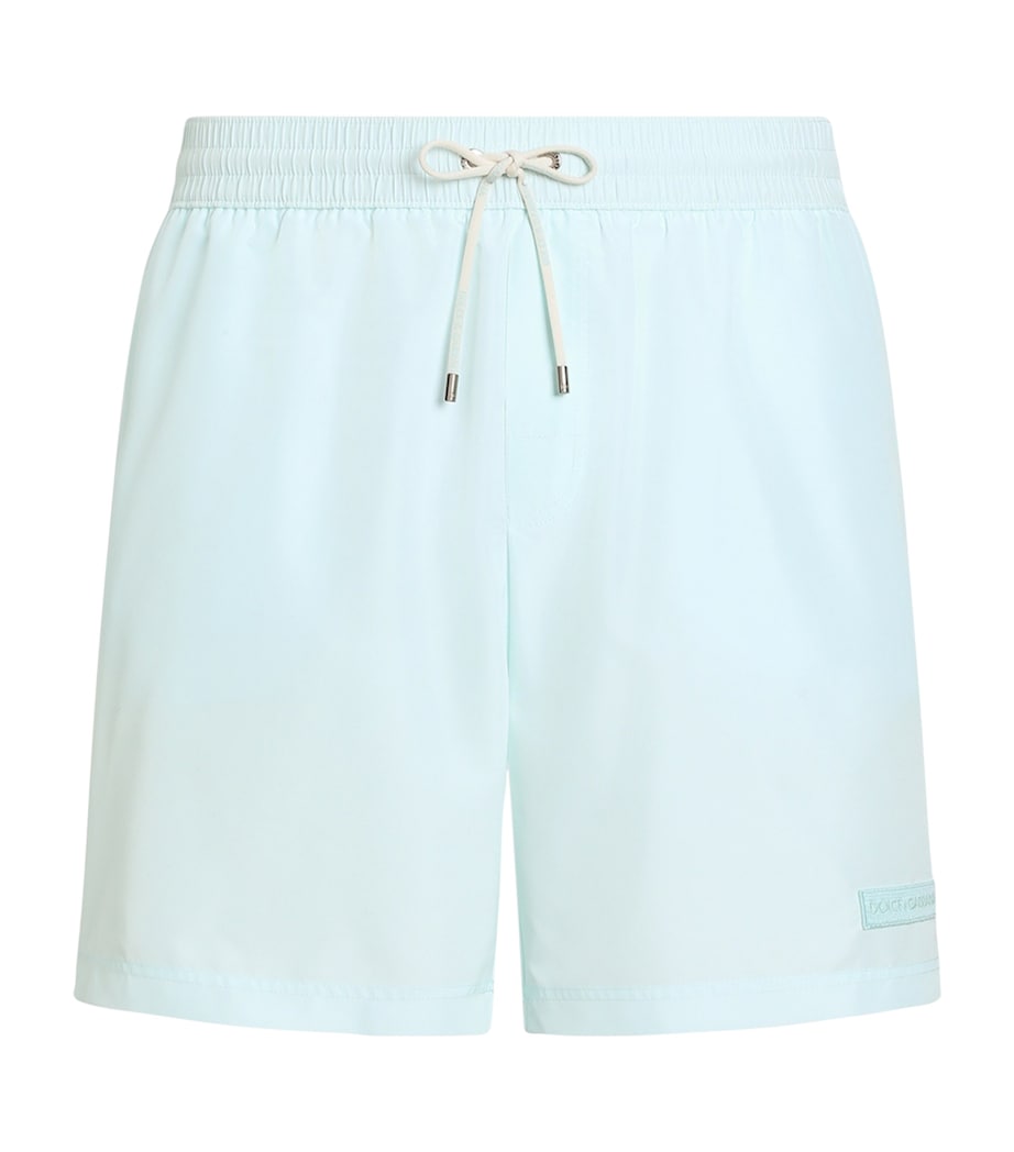 Dolce&Gabbana Mens Mid-Length Swim Shorts Very Light Pea Image 1