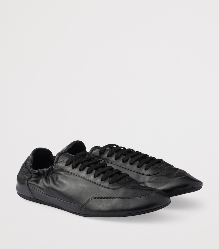 Leather Collapse Sneakers F0002 Image 1