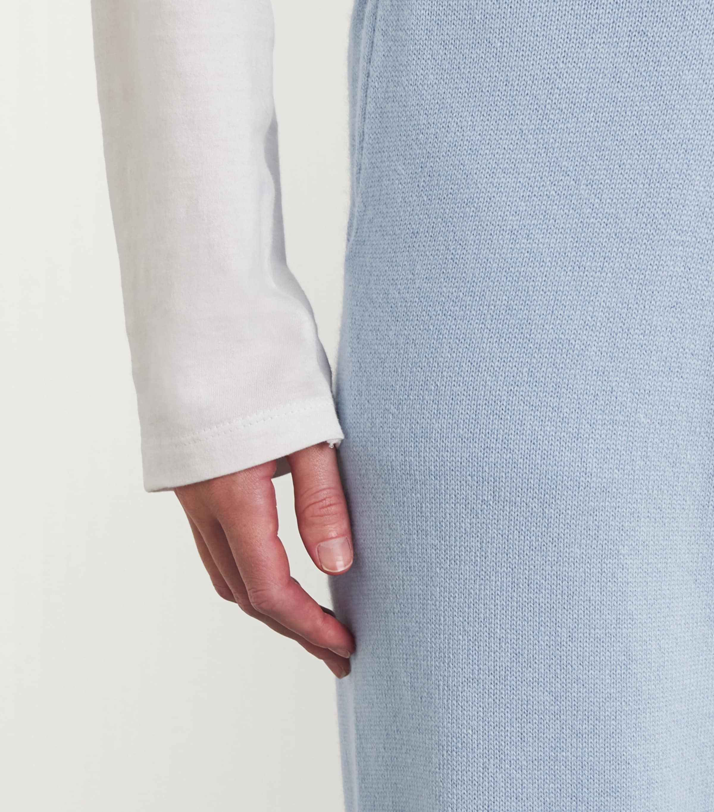 Cashmere Wide-Leg Sweatpants MIRAGE Image 6