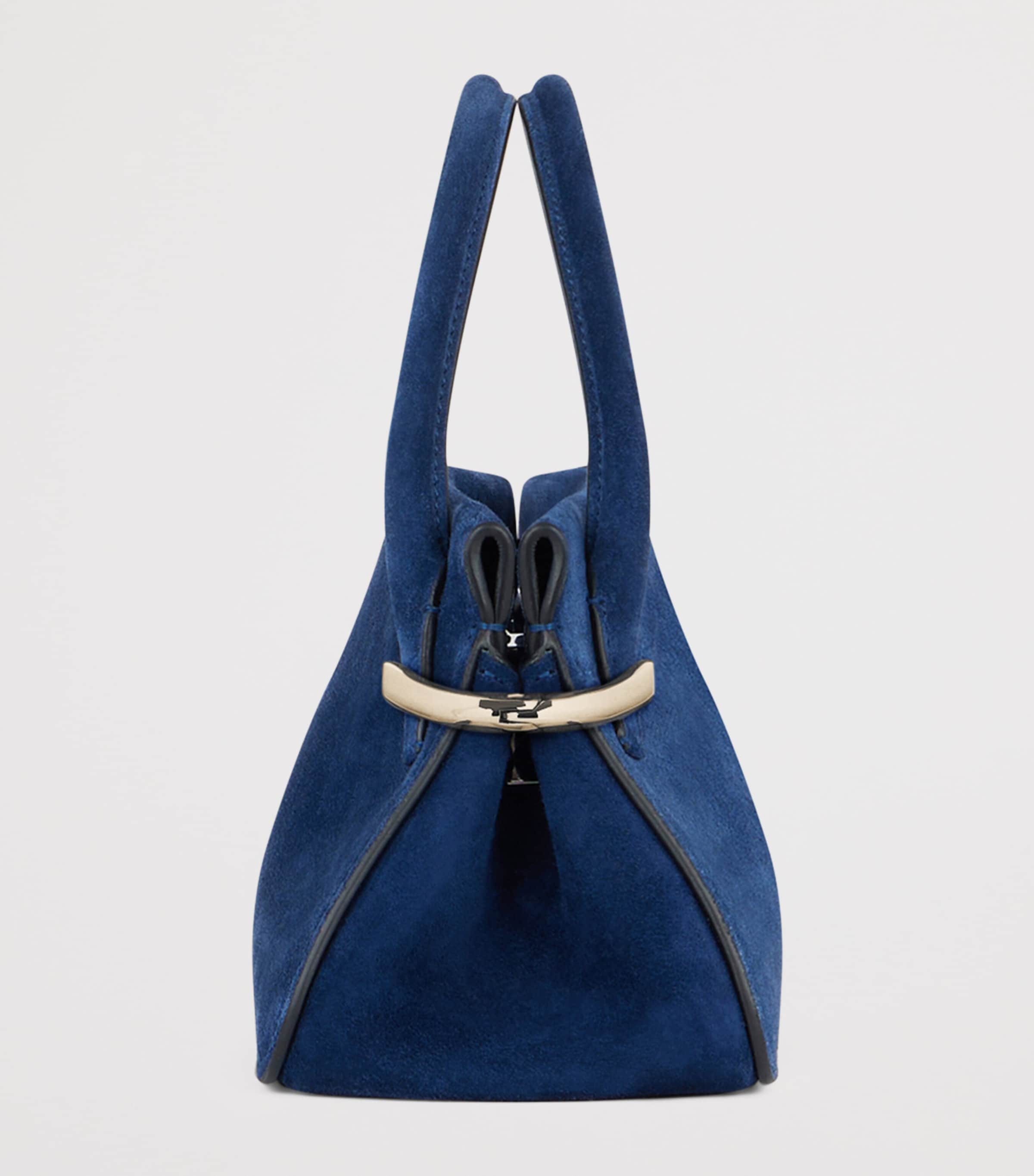 Givenchy Mini Suede Pinch Top-Handle Bag Image 2