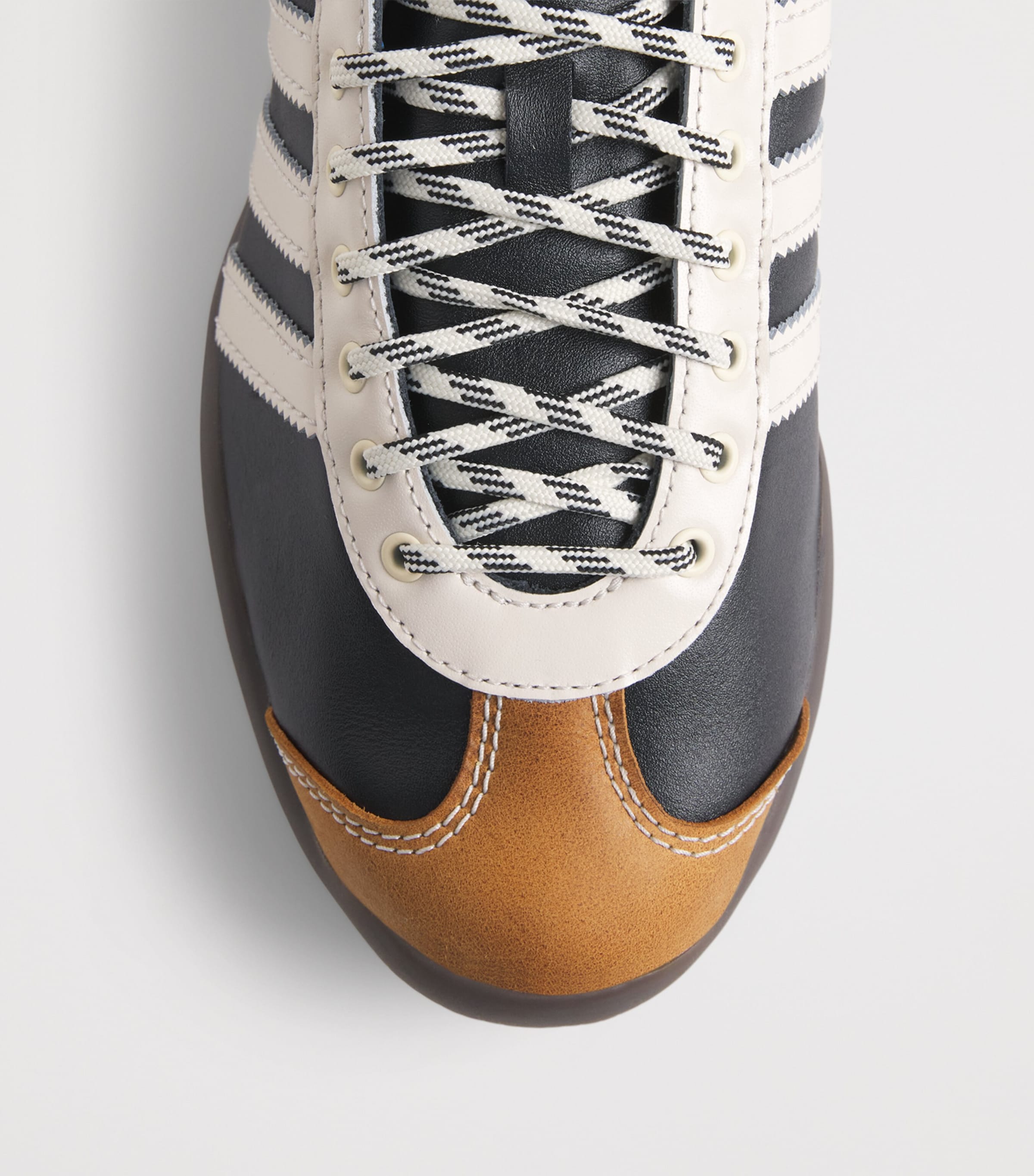 adidas x Wales Bonner Leather Karintha Sneakers Cblack/wonwhi/lusblu Image 6