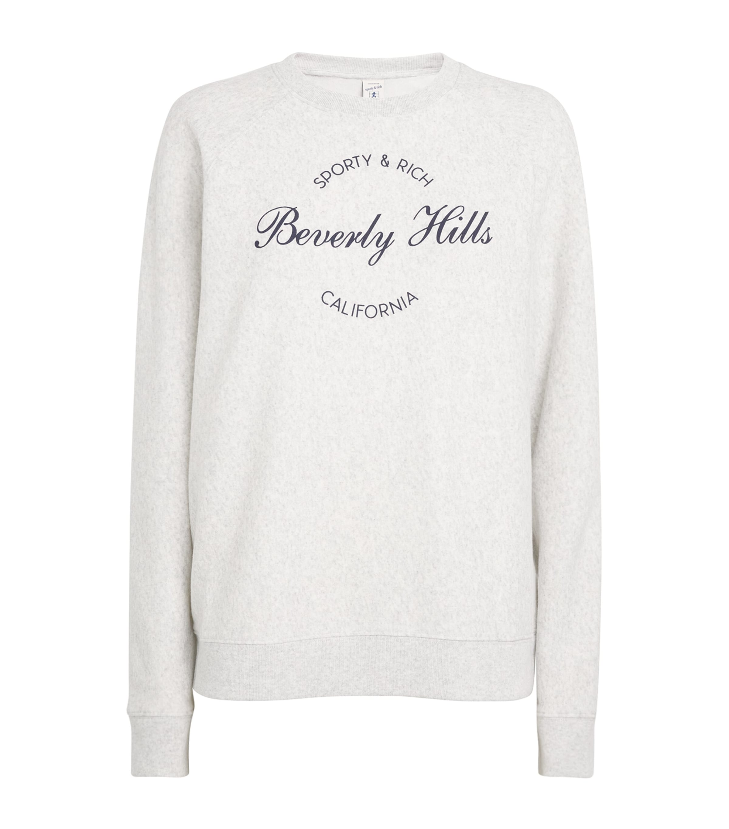 Sporty & Rich Beverly Hills Script Sweatshirt | Women Clothing | Tops | Sweatshirts & Hoodies | Loungewear | Lounge Tops | Designers | Sporty & Rich