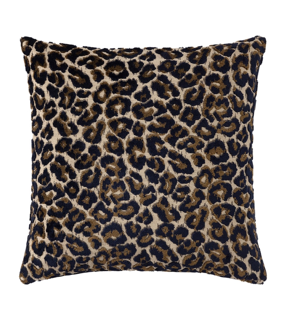 Leopard Square Cushion Cover (45cm x 45cm) NUIT Image 1
