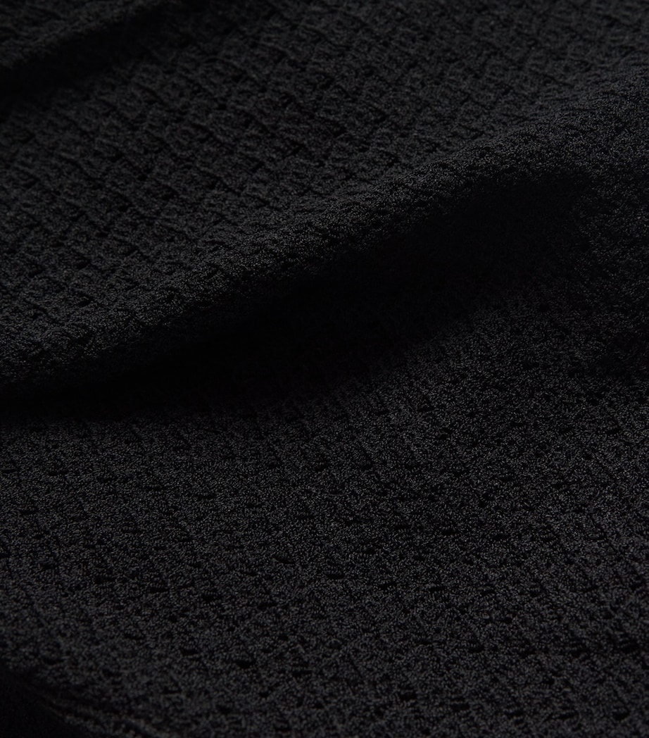 Knitted Florie Maxi Dress 01 BKBLACK Image 5