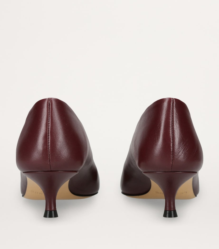 Patent Leather Babouche Pumps 35 RED/DARK Image 2