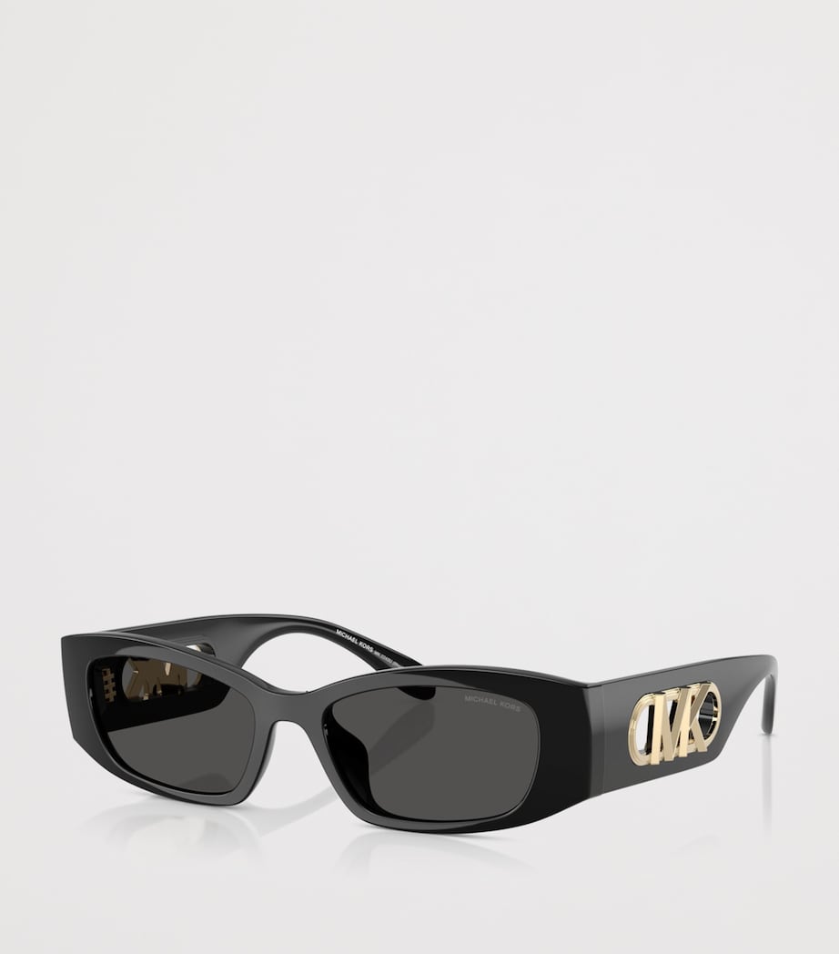 Michael Kors Rhodes Rectangle Sunglasses Black Image 2