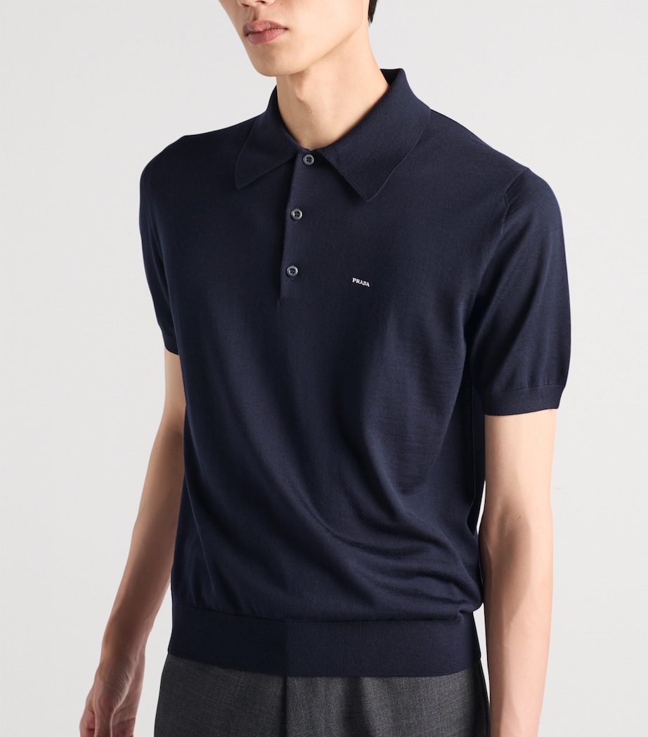 Wool Polo Shirt F0008 Image 6