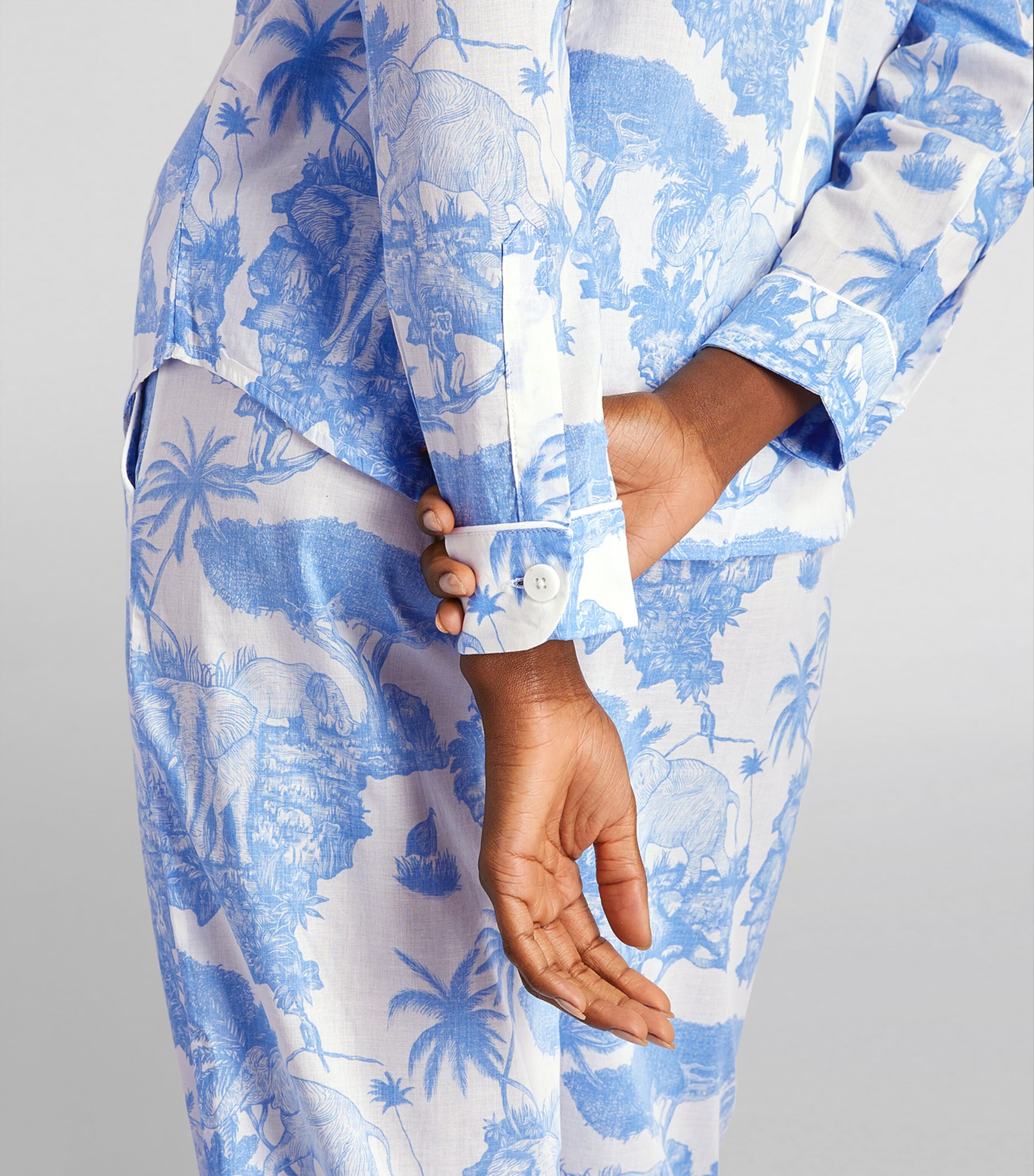 Long Pyjama Set BLUE Image 4