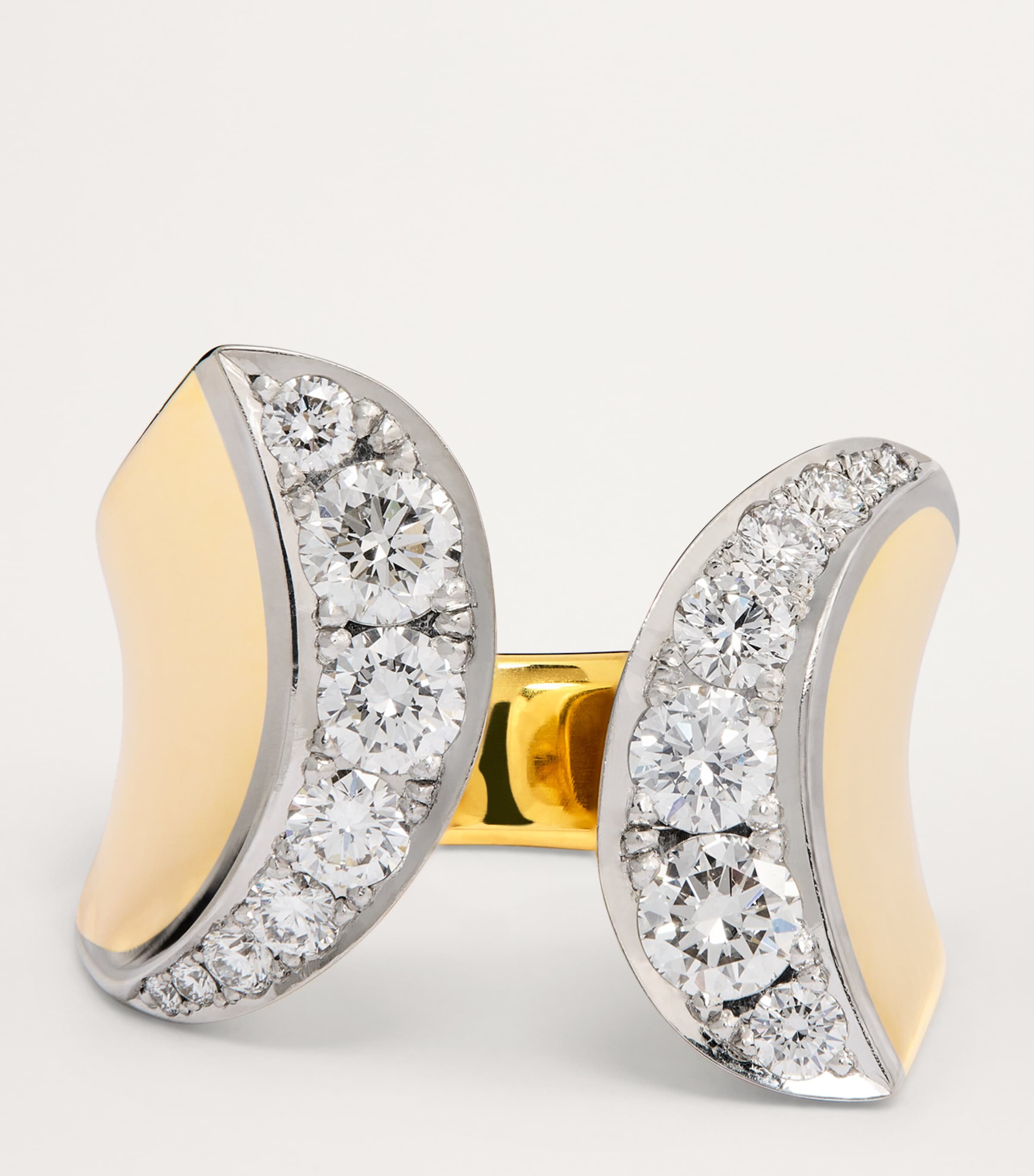 Yellow Gold and Diamond Margareta Ring YELLOW GOLD Image 4