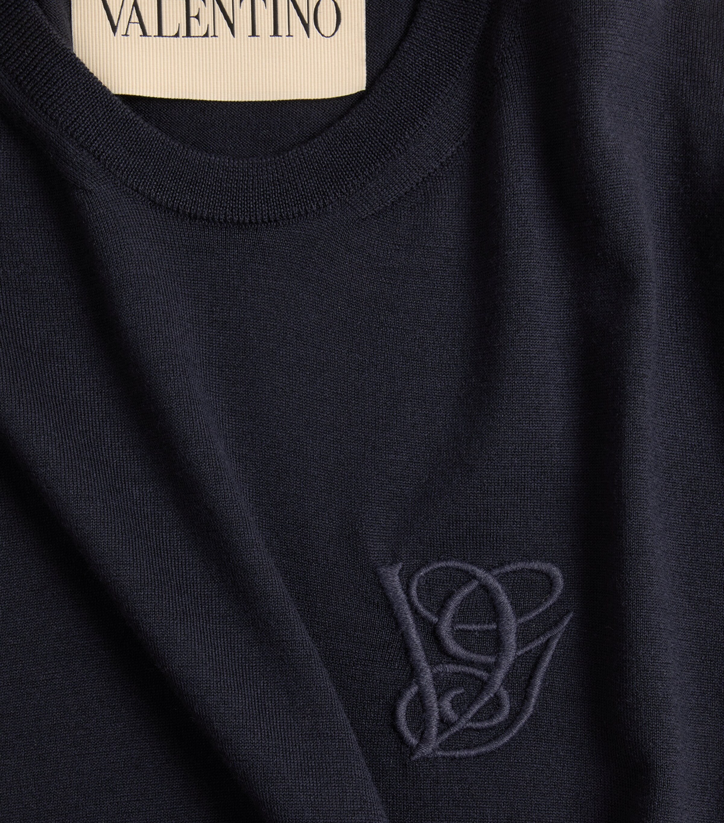 Virgin Wool Monogram Sweater CLJ Image 7