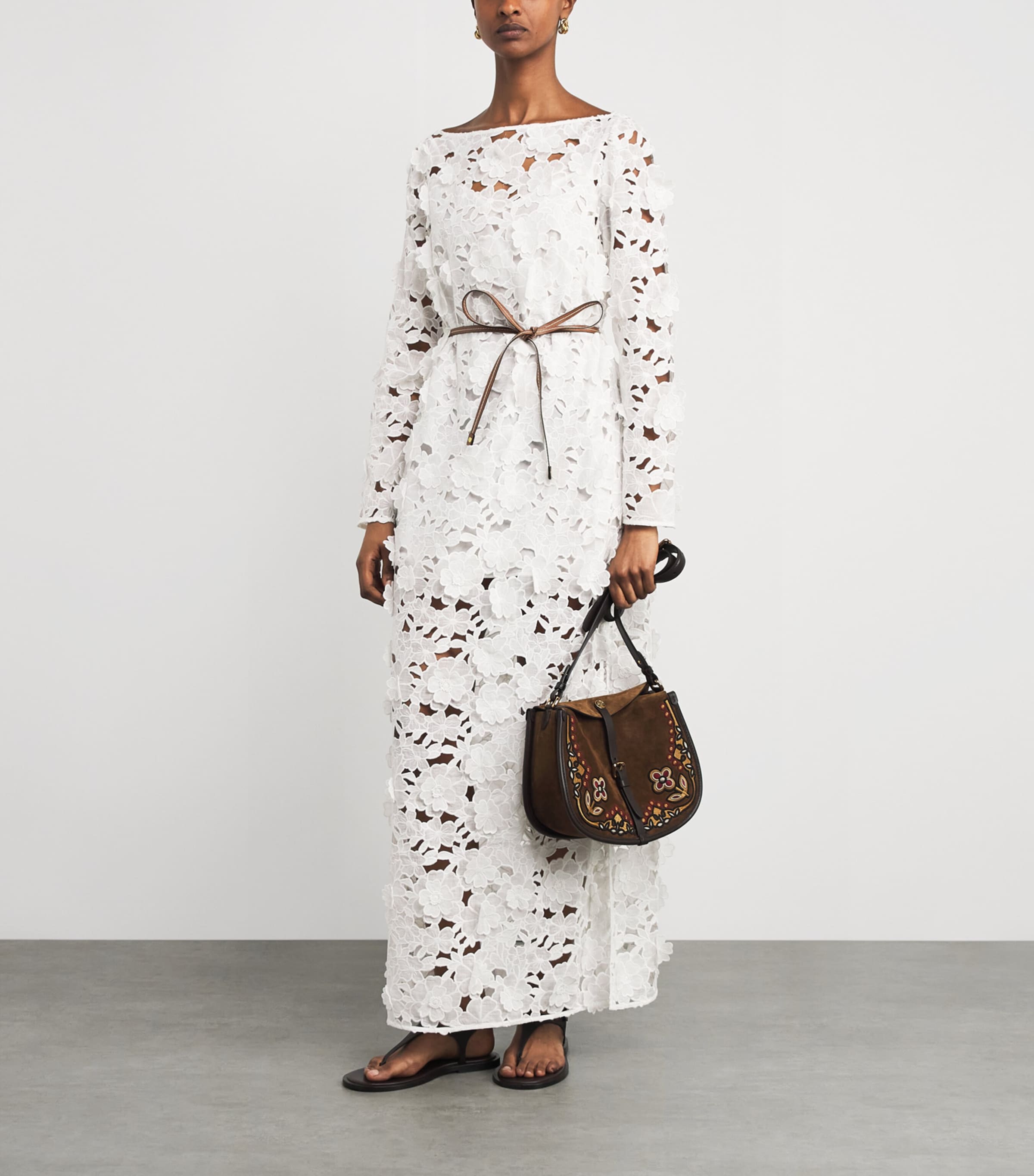 Crochet Patience Maxi Dress IVORYIVO Image 2