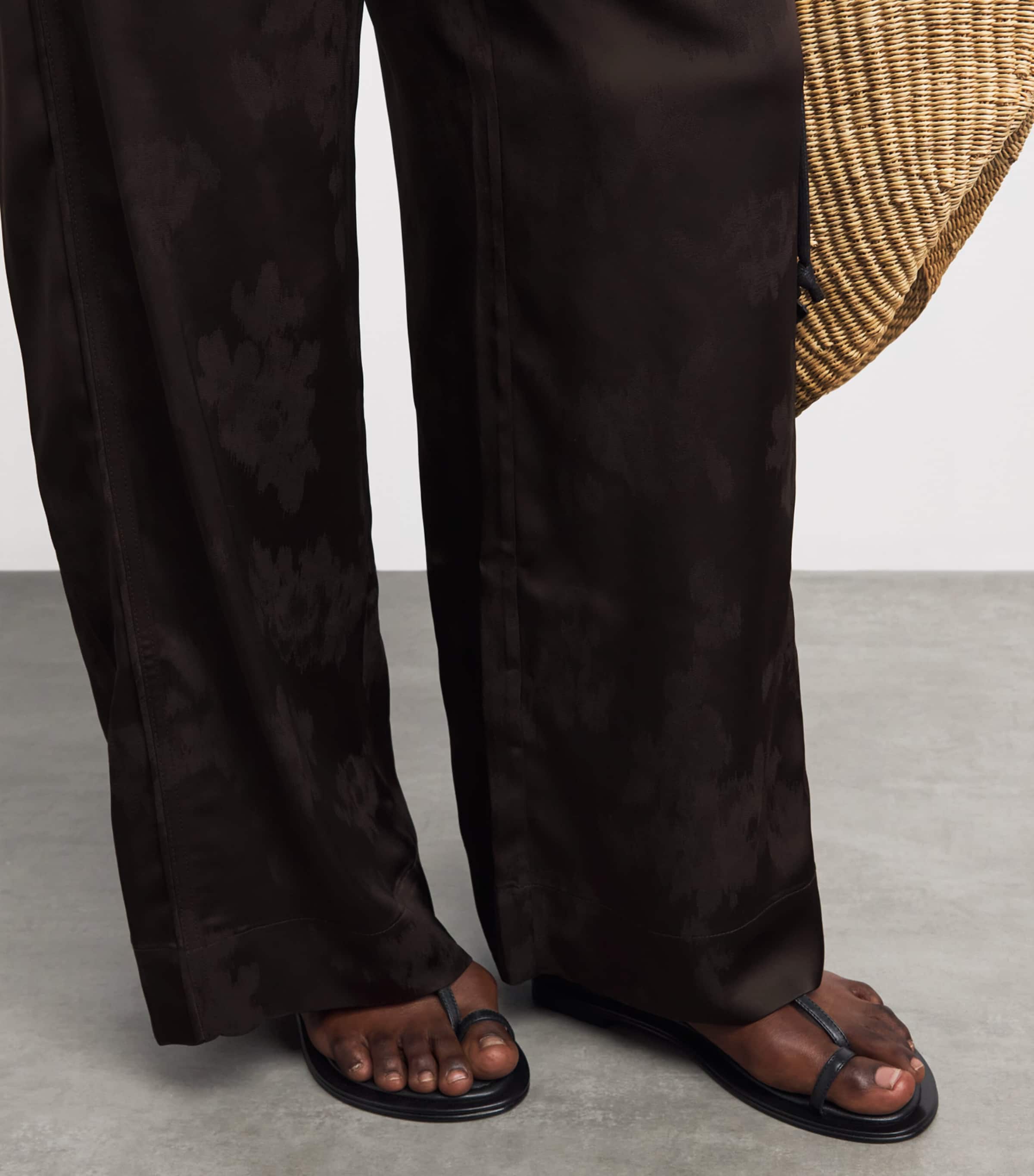 A.EMERY Leather Alta Sandals Black Image 4