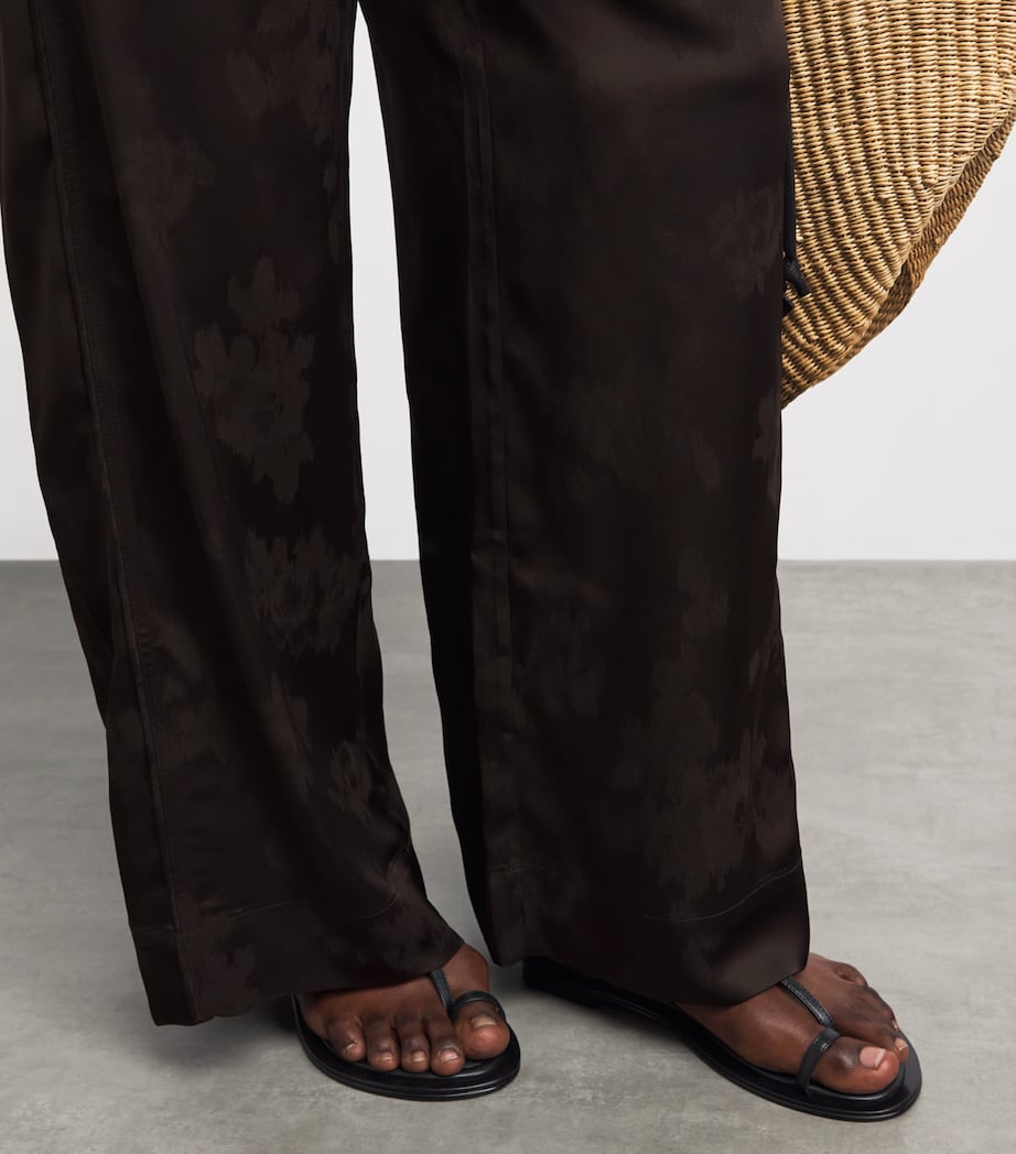 A.EMERY Leather Alta Sandals Black Image 4