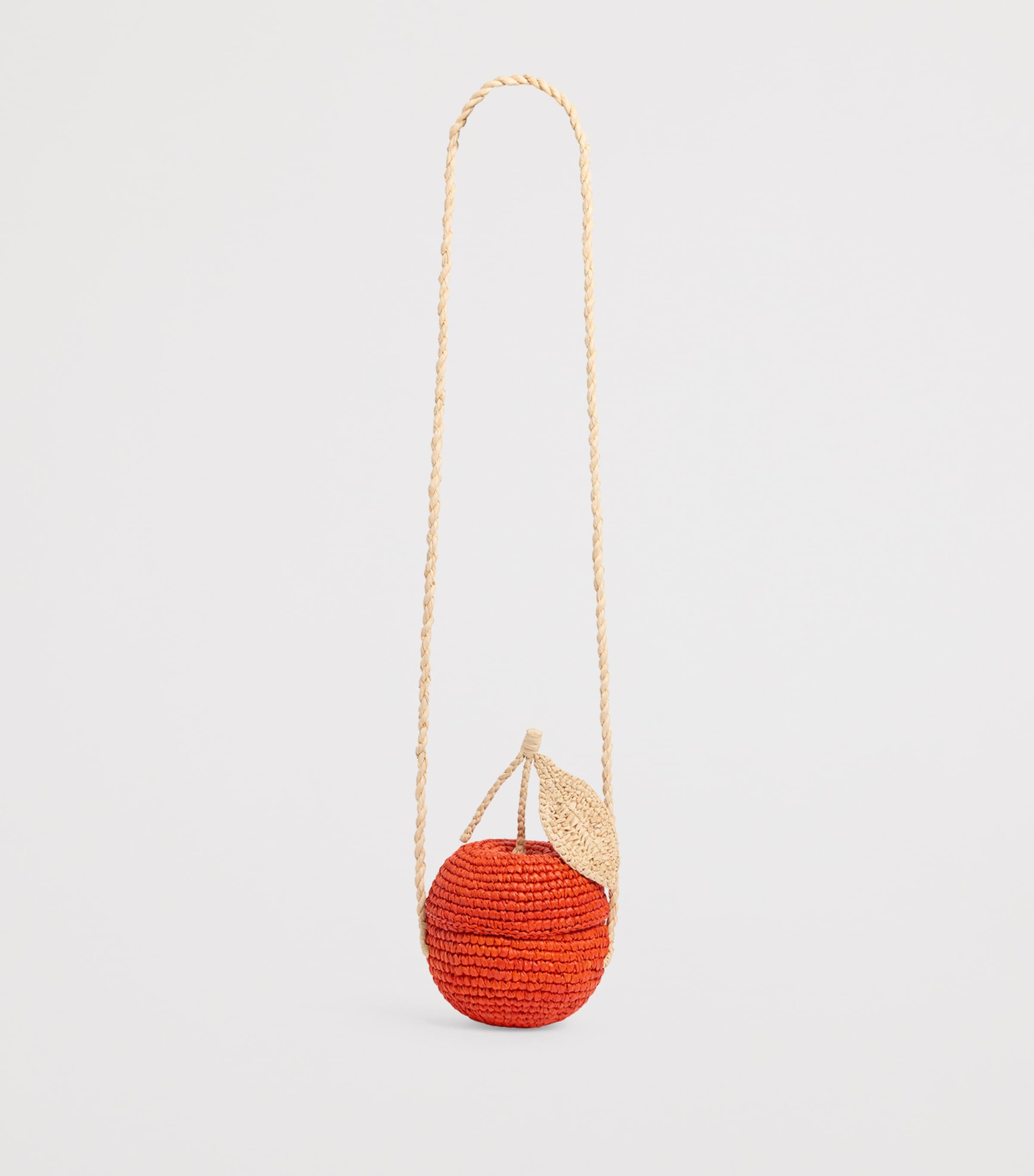 Bonpoint Raffia Orange Cross-Body Bag Coquelicot Image 2