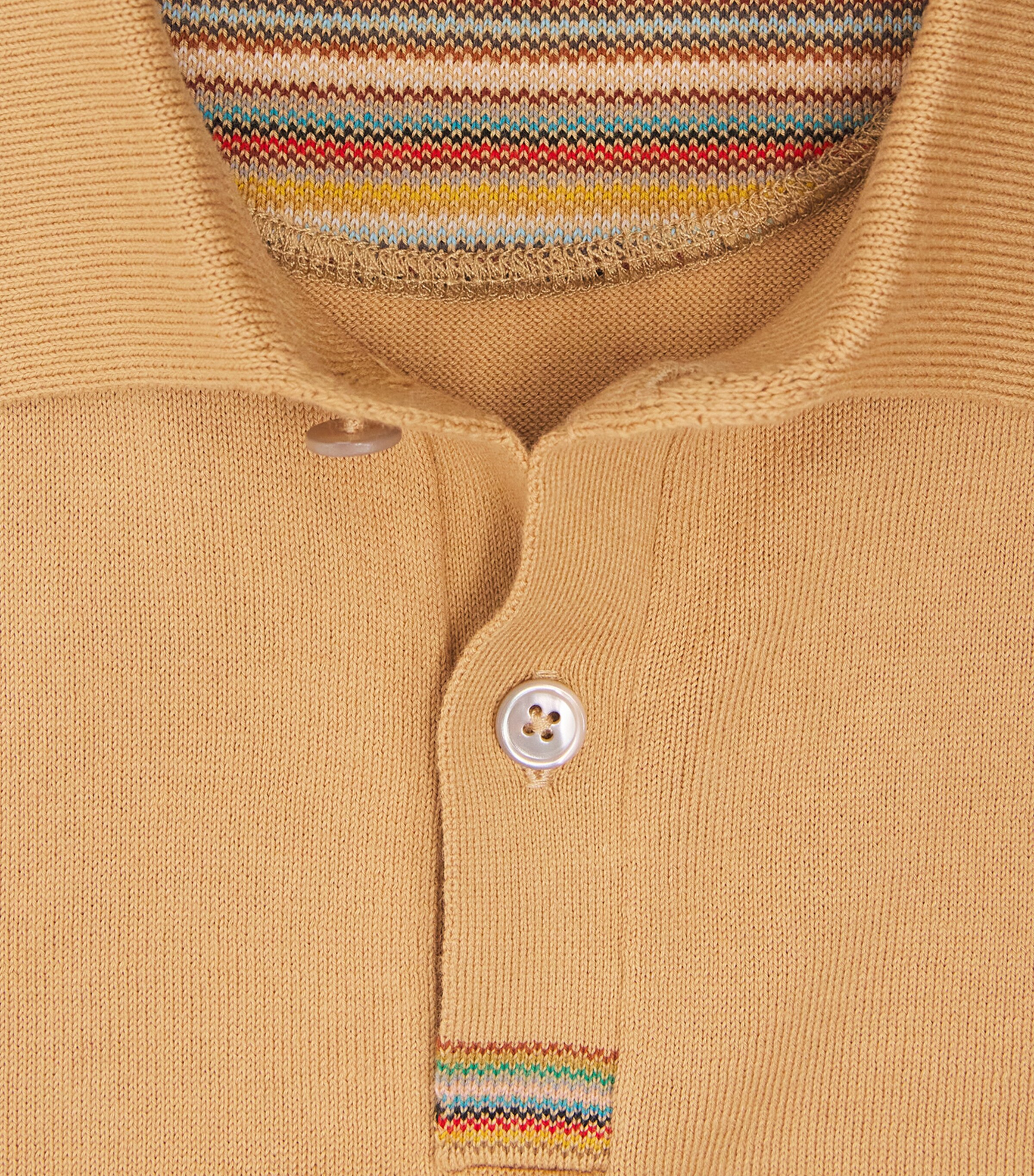 Paul Smith Mens Cotton Artist Stripe Polo Shirt Image 6