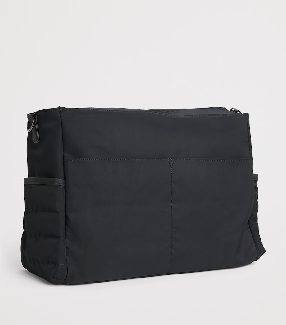 BOSS Kidswear Logo Quilted Changing Bag Black Image 2