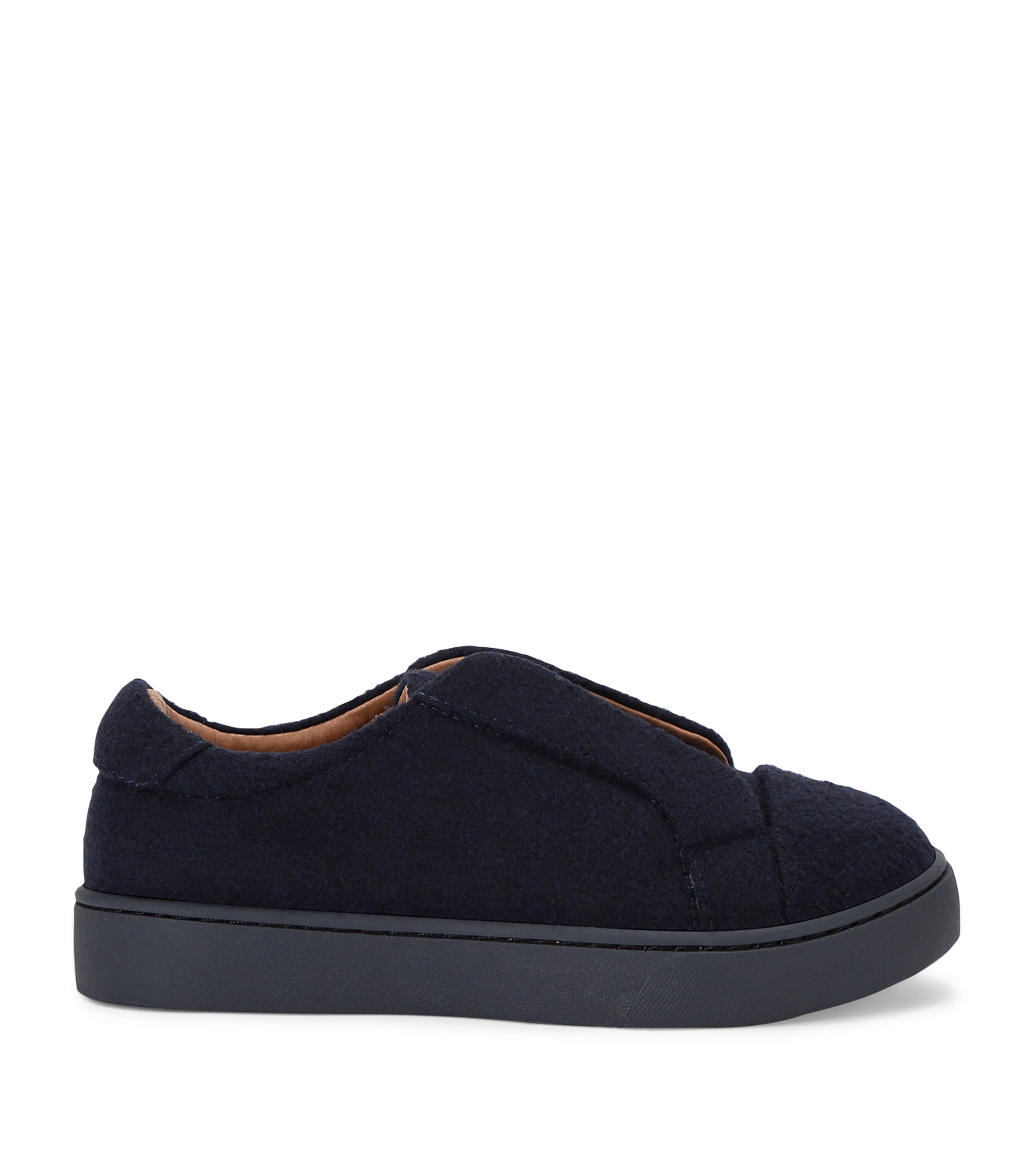 Age Of Innocence Kids' Wool Frank Slip-on Sneakers In Navy