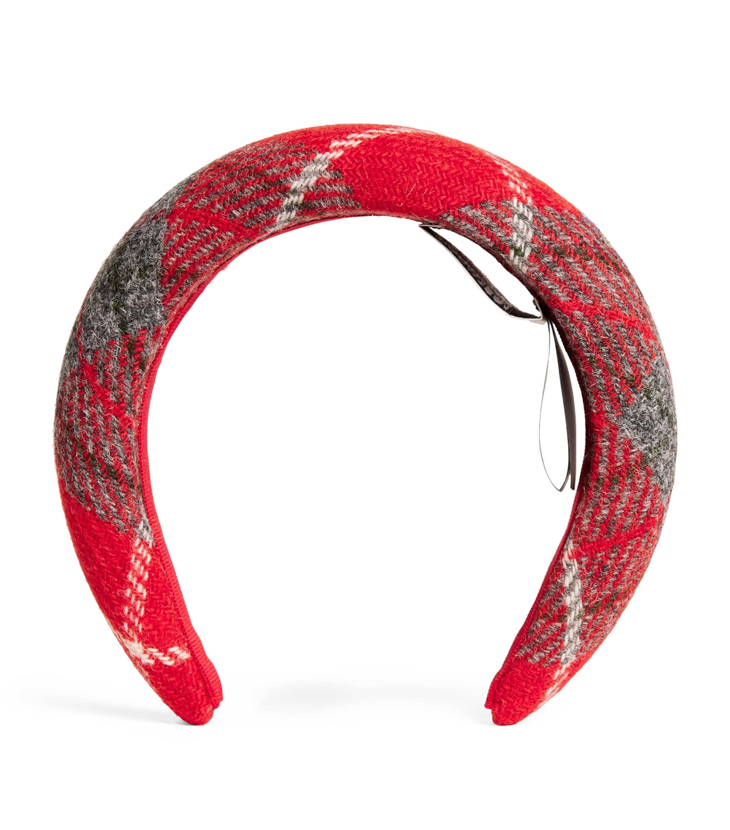 Vivienne Westwood Wool Tartan Headband In Red