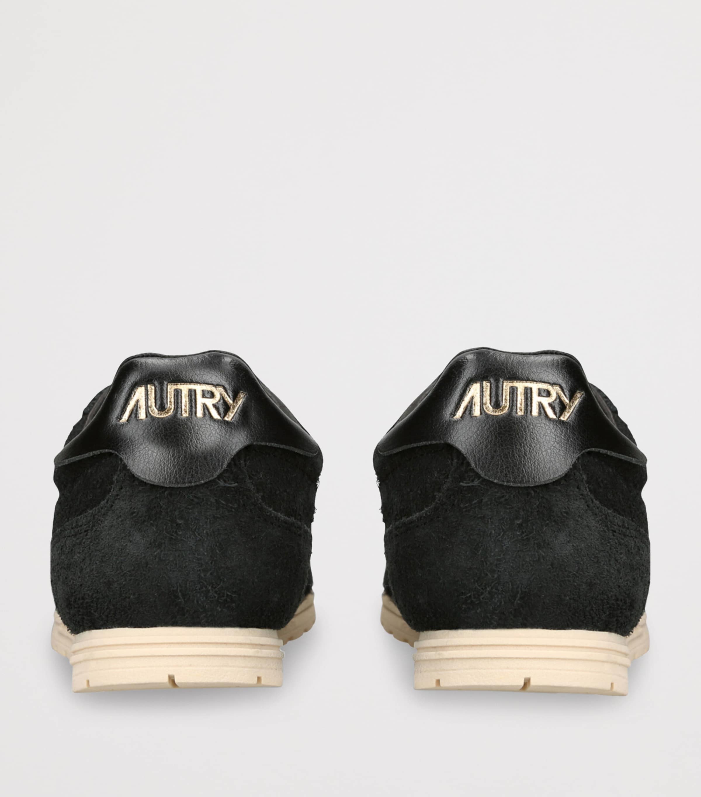 Suede Windspin Low-Top Sneakers BLACK Image 2