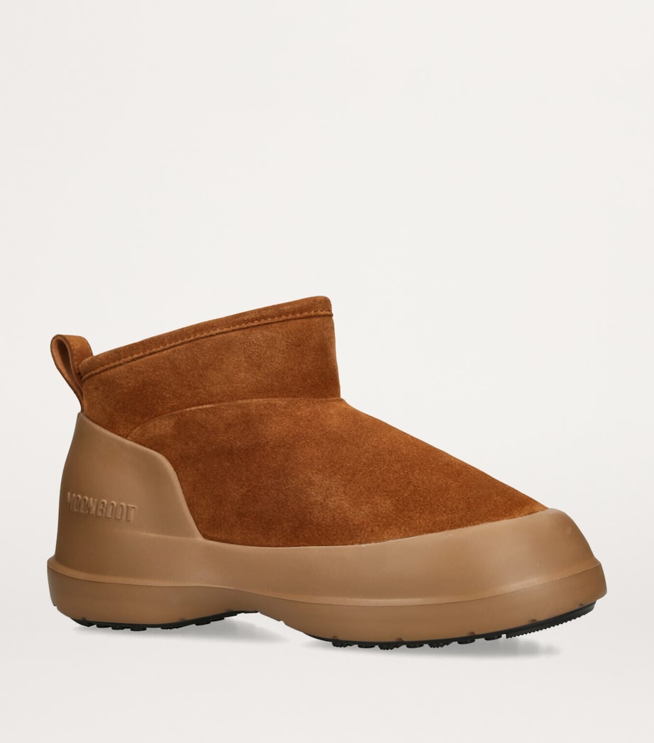 Suede Luna Low Boots TAN Image 3