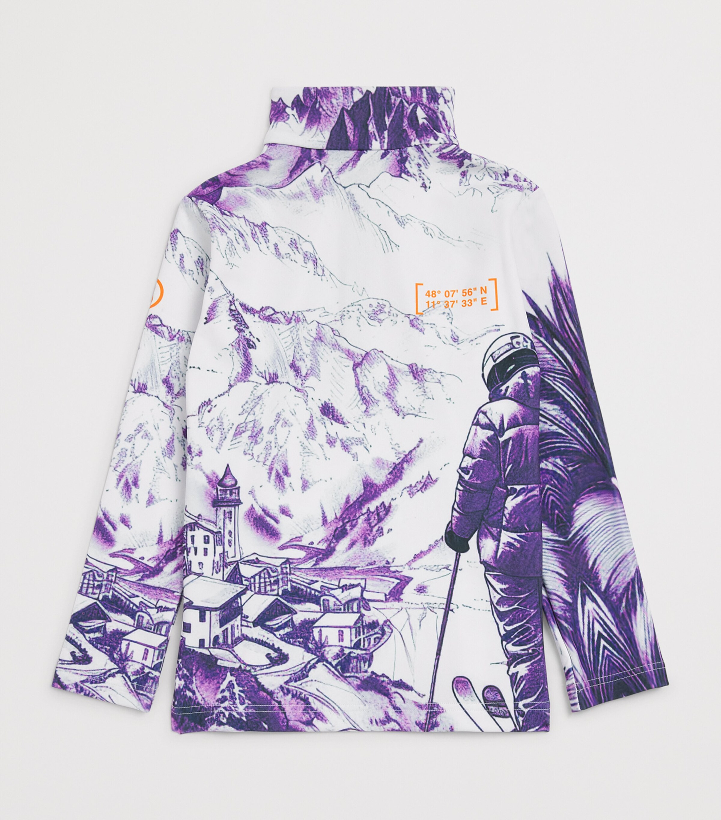 Stretch-Nylon First Layer Printed Chris Top (6-13 Years) A01MULTICOLOUR Image 2